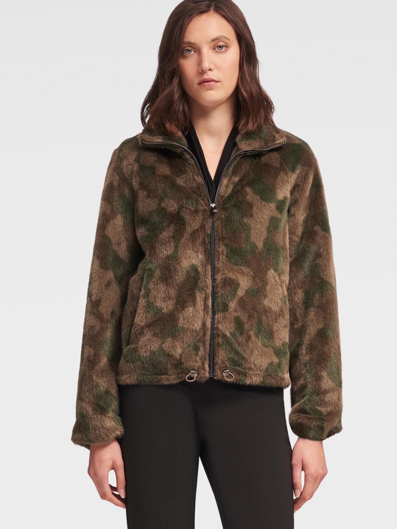 dkny camo jacket