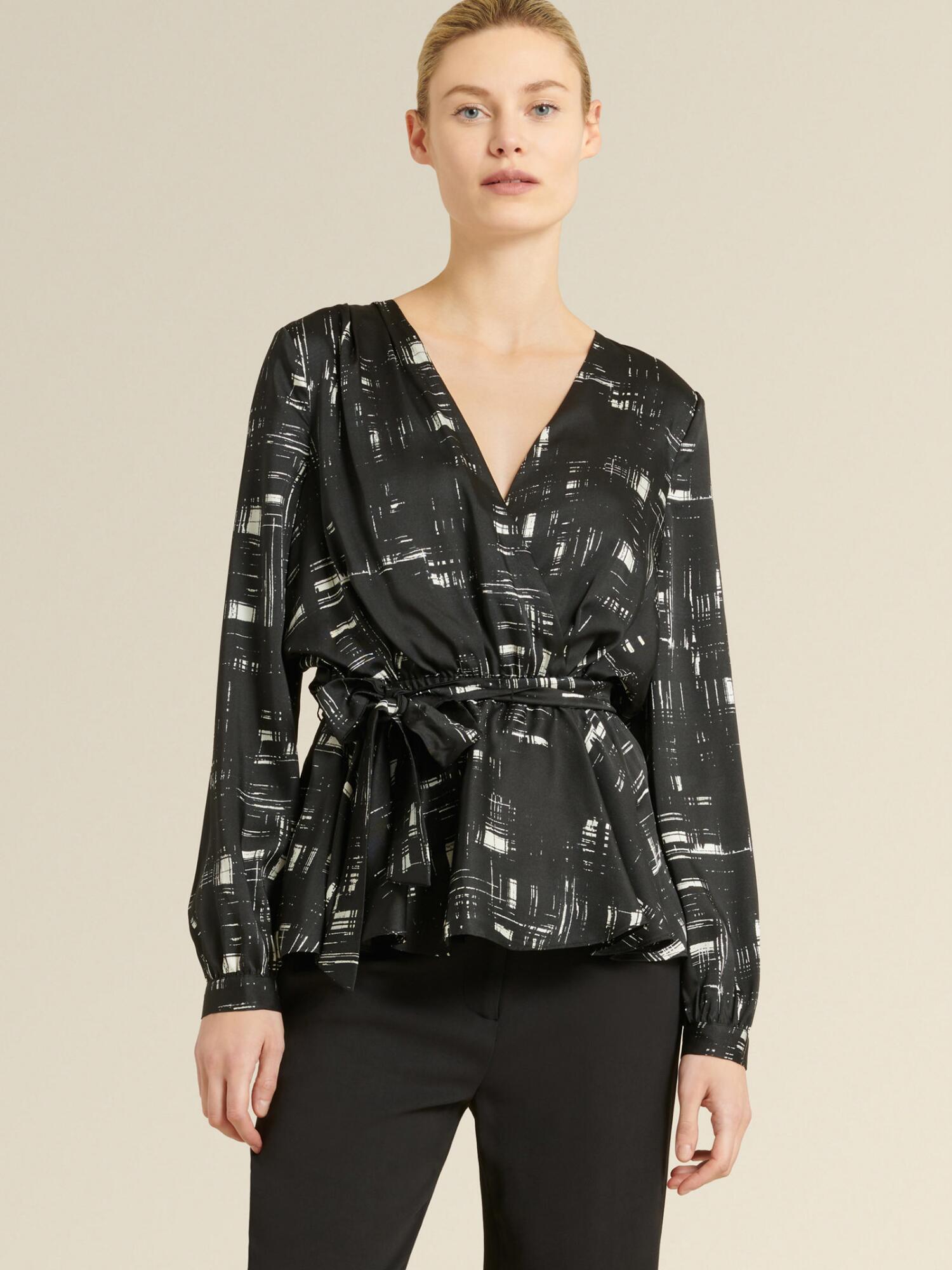 dkny wrap top