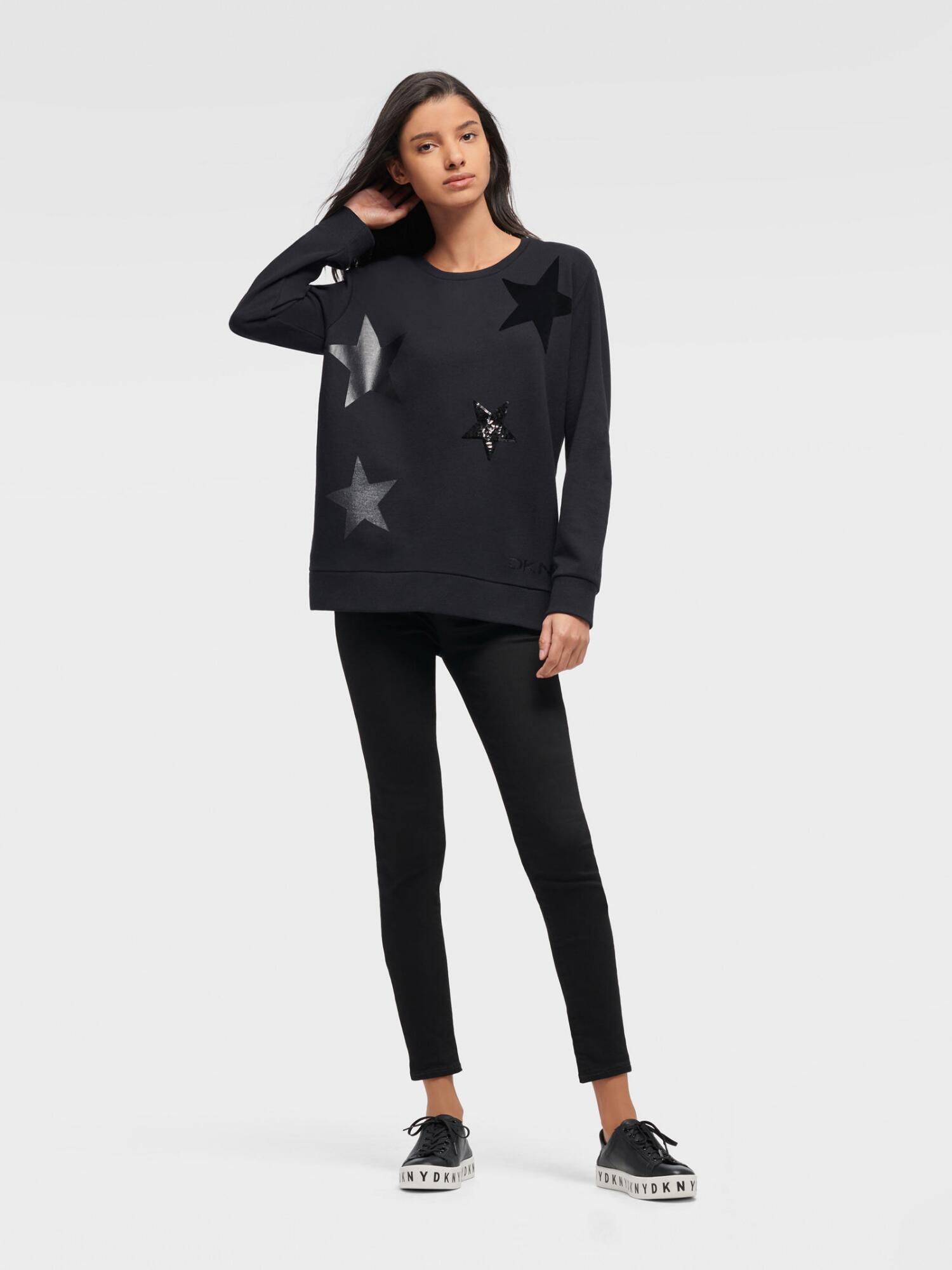 sequin star sweatshirt