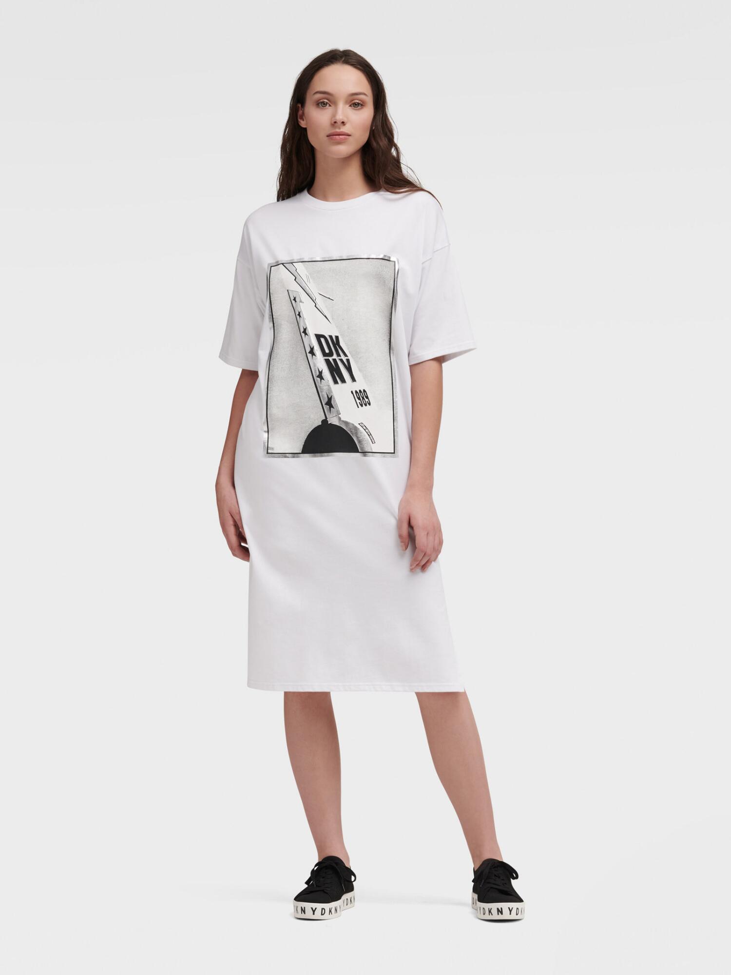 dkny t shirt dress