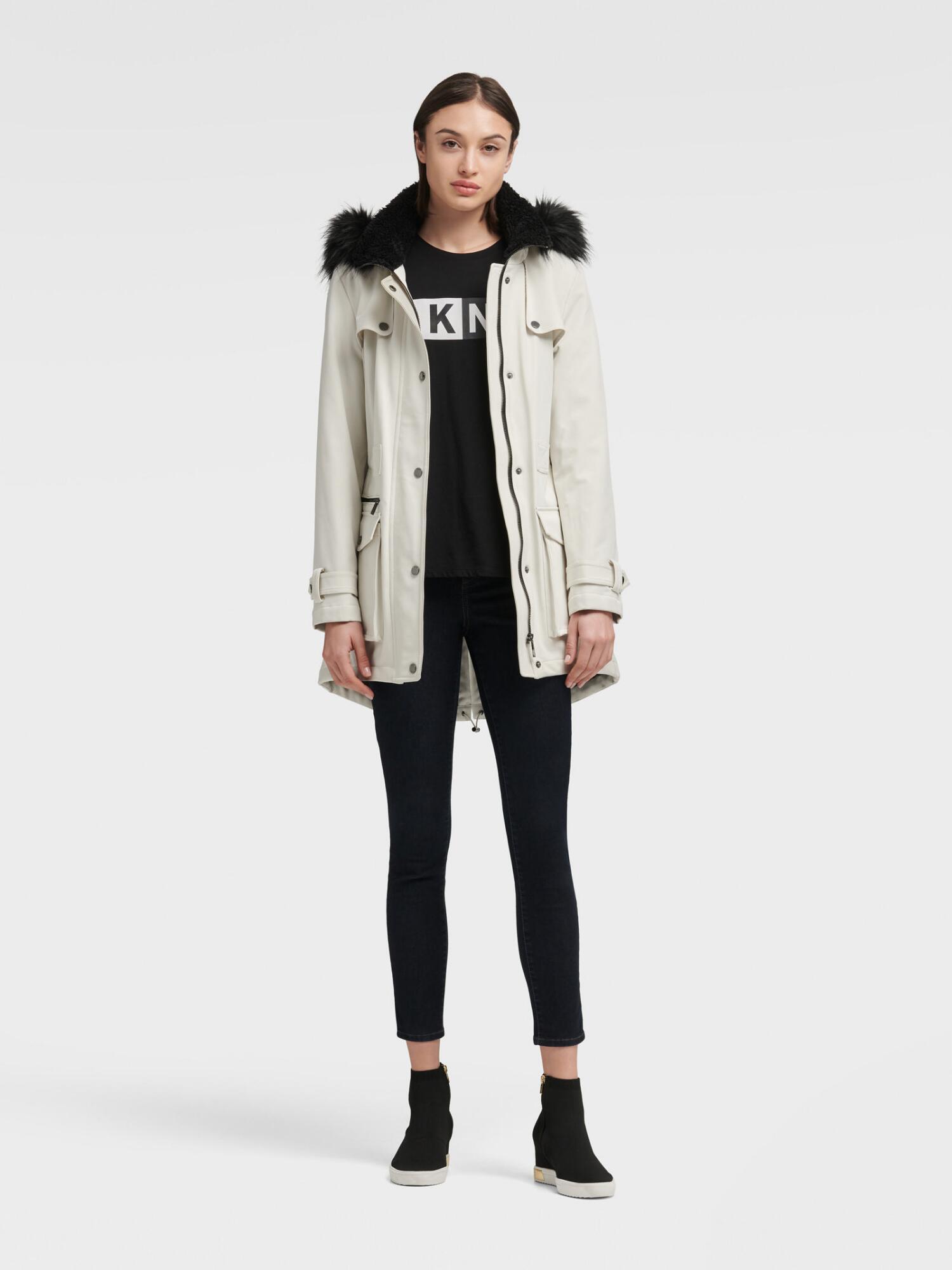 dkny ladies parka