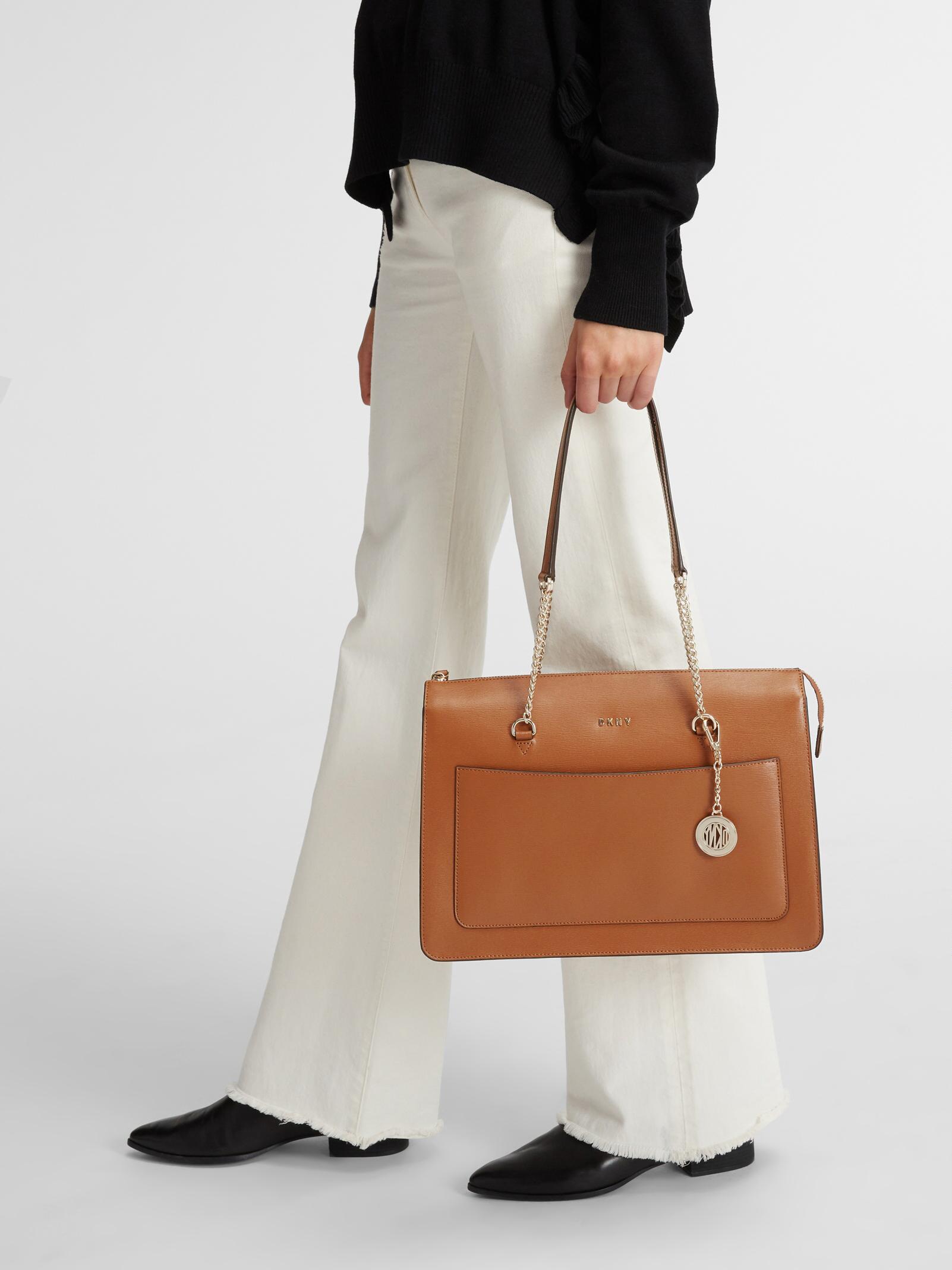 dkny bryant lg zip tote