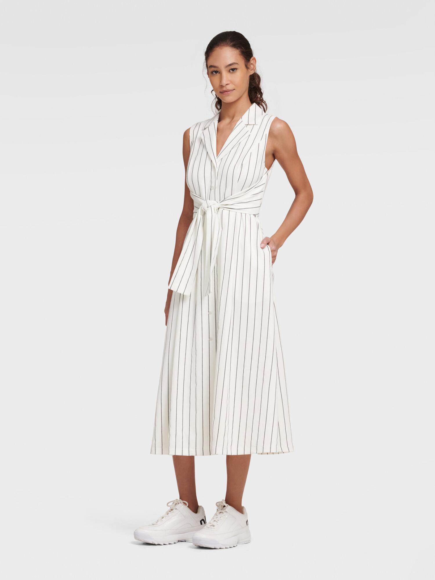 dkny striped dress