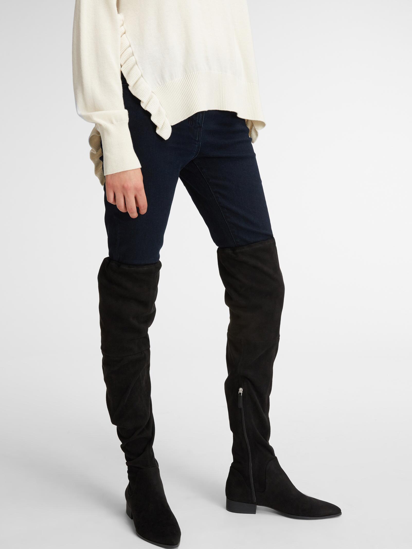 dkny over the knee boots