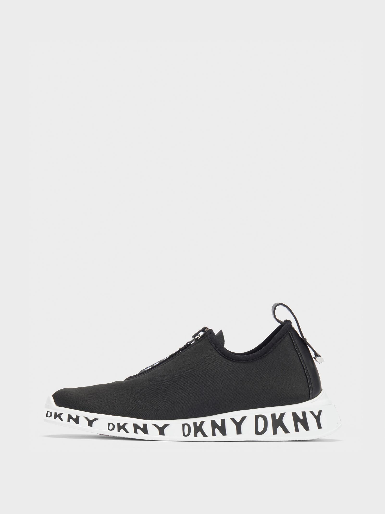DKNY Neoprene Melissa Slip-on Sneaker in Black | Lyst