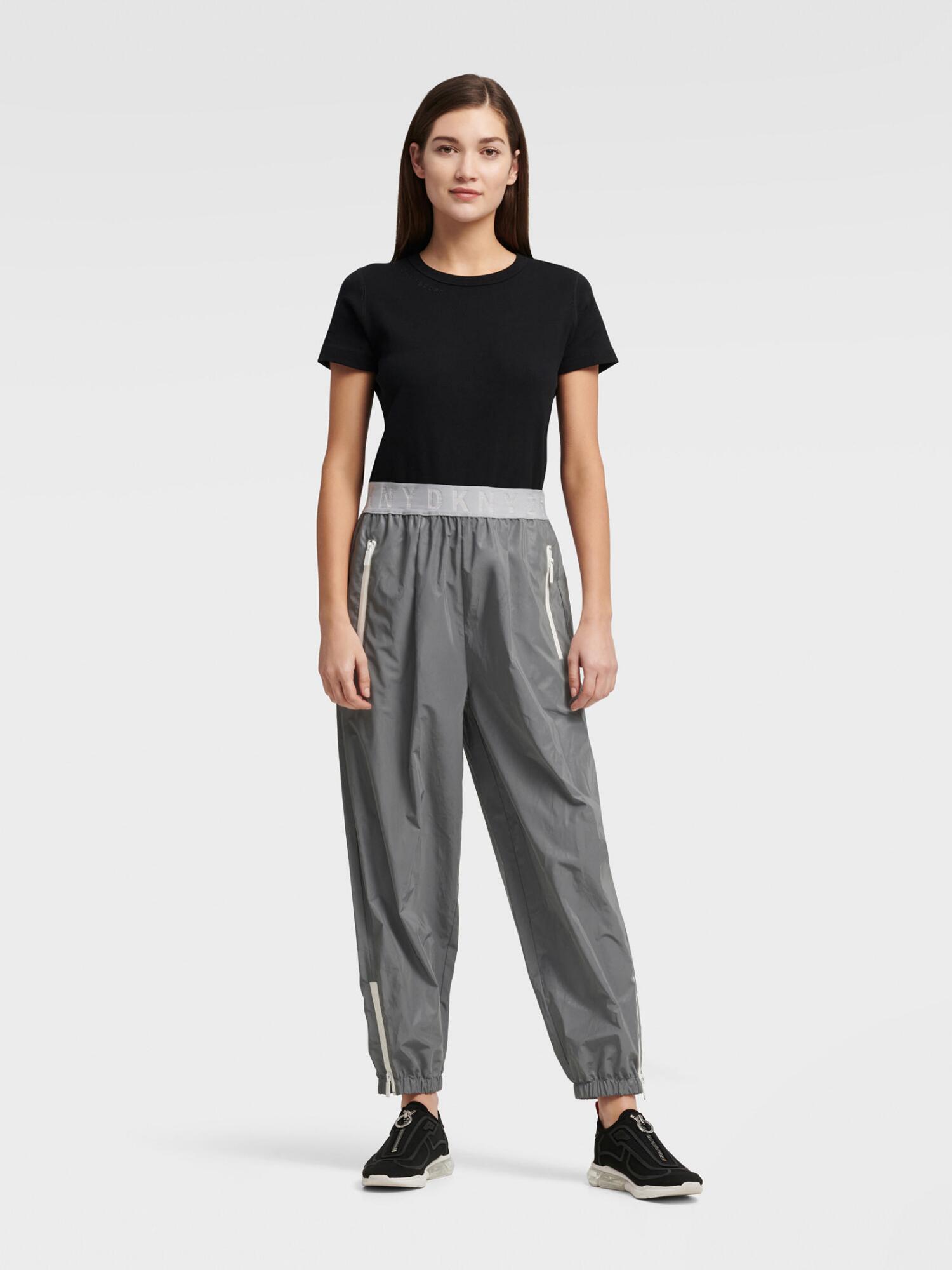DKNY Pull On Jogger in Grey/Silver (Gray) - Lyst
