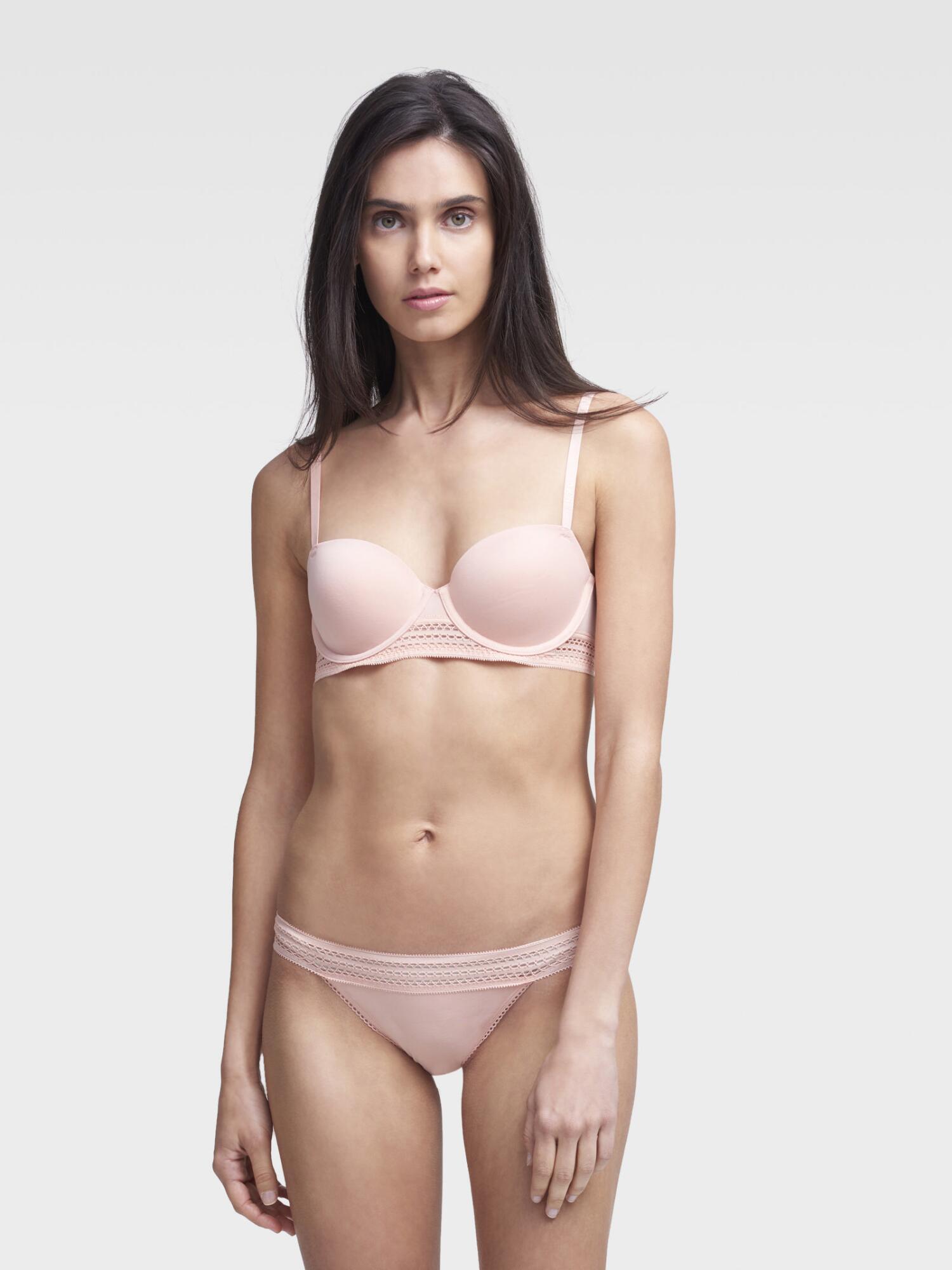 DKNY Lacetrim Cotton Bra Lyst