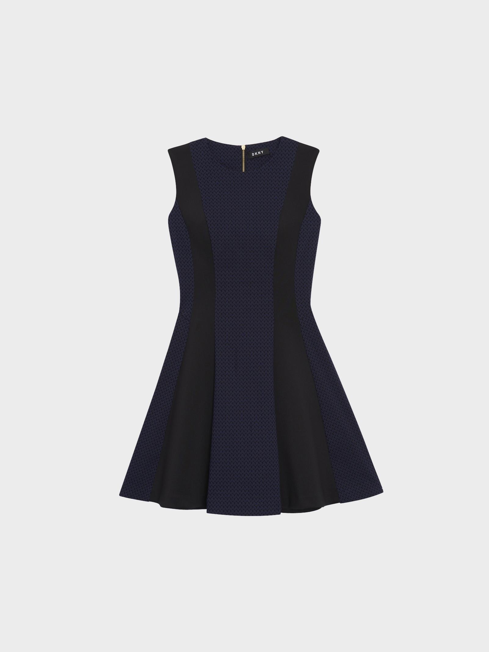 dkny navy blue dress