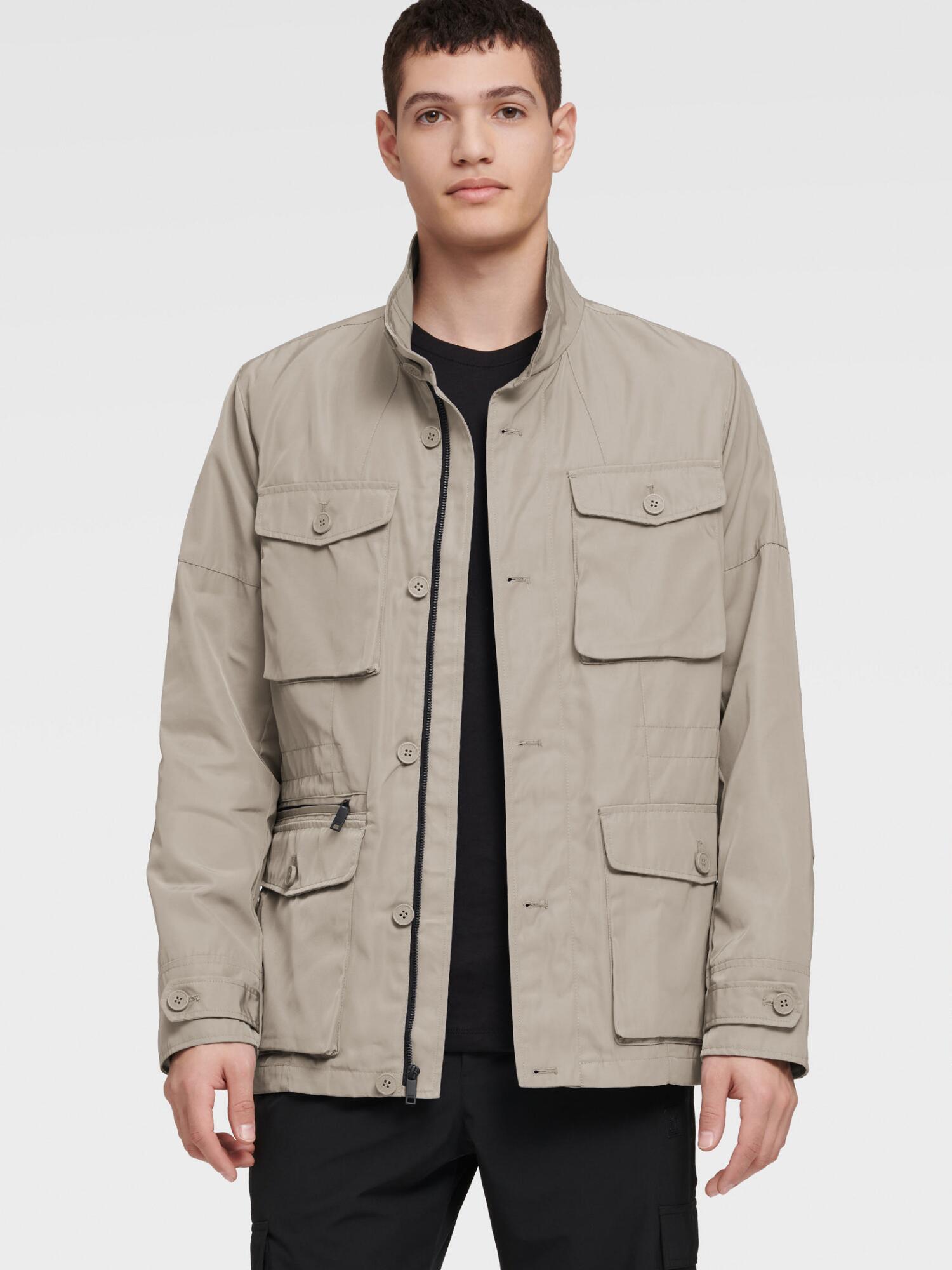 mens grey field jacket