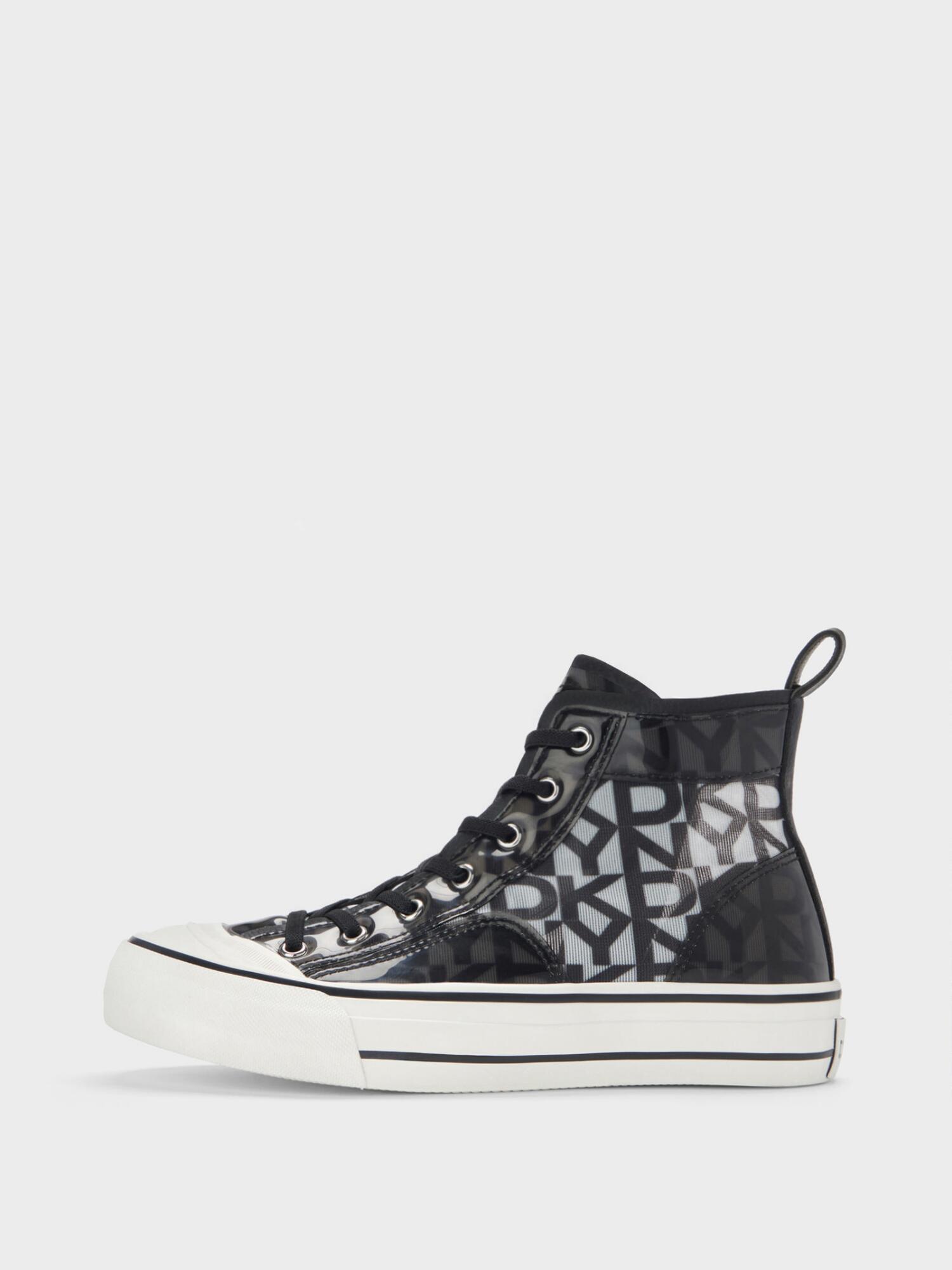 black lace up high tops