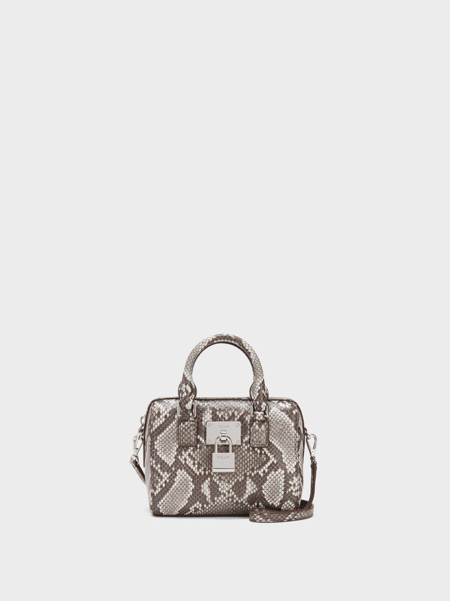 snakeskin mini purse