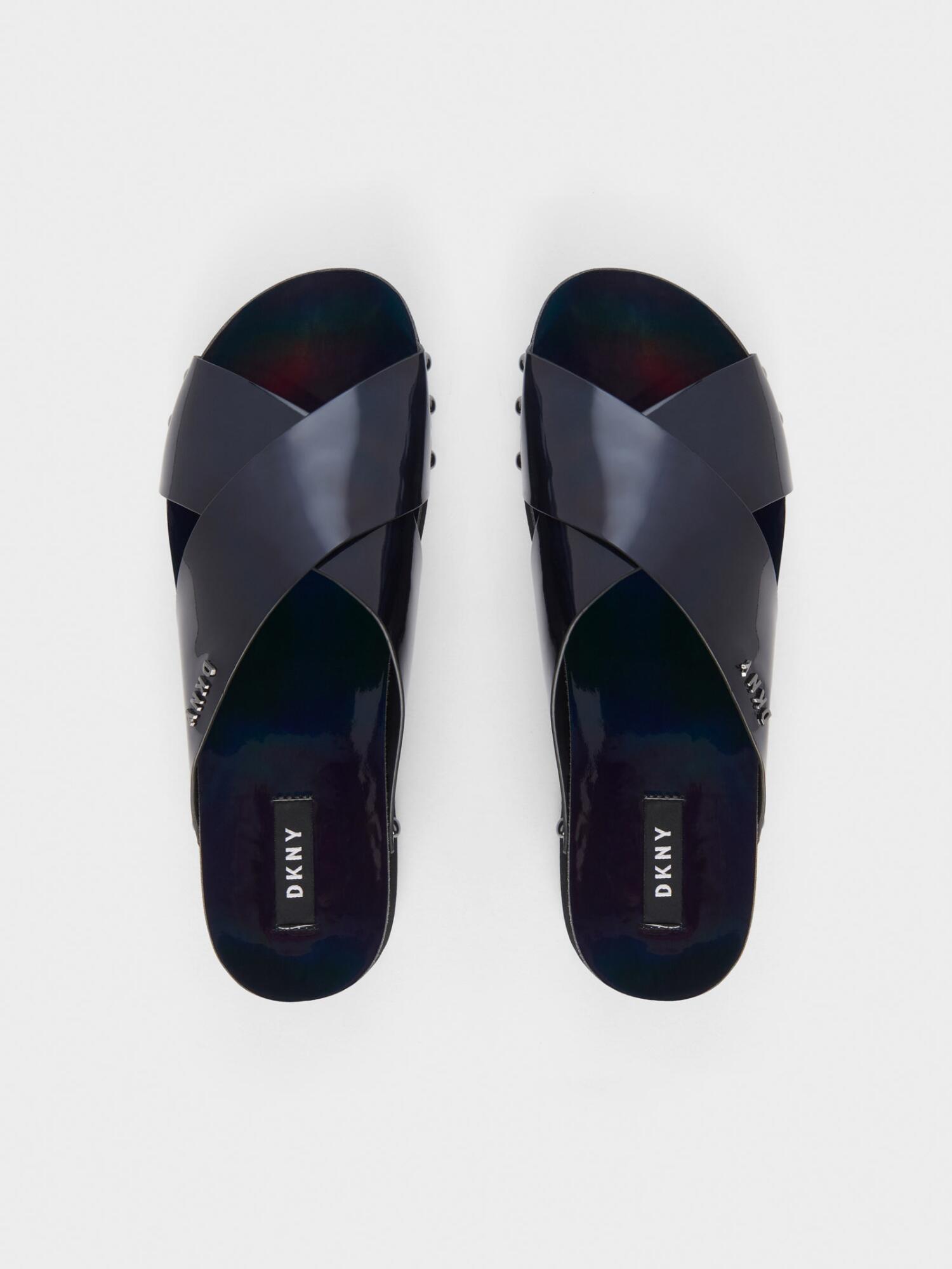 dkny wave platform sandals