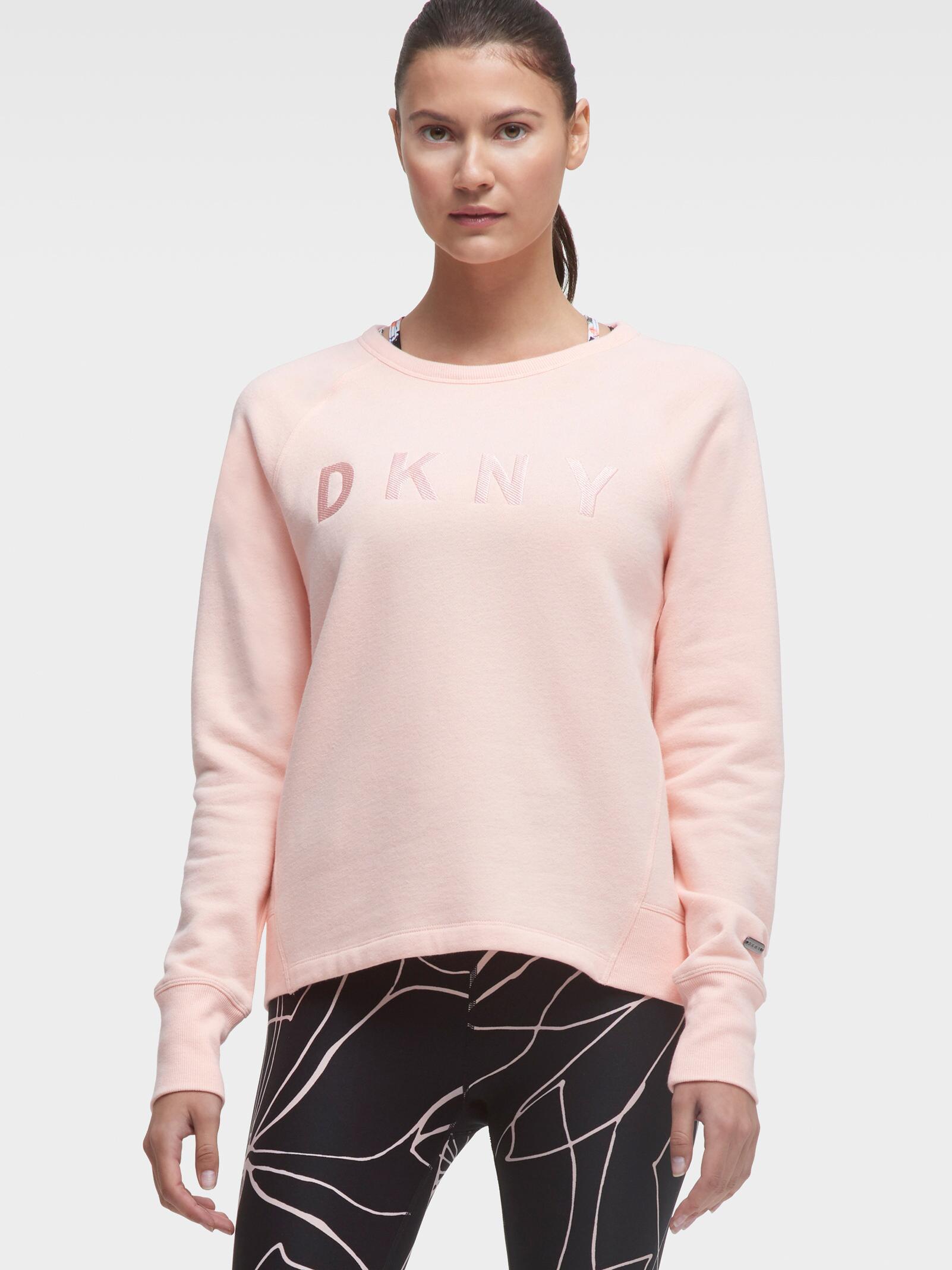 dkny pink sweatshirt