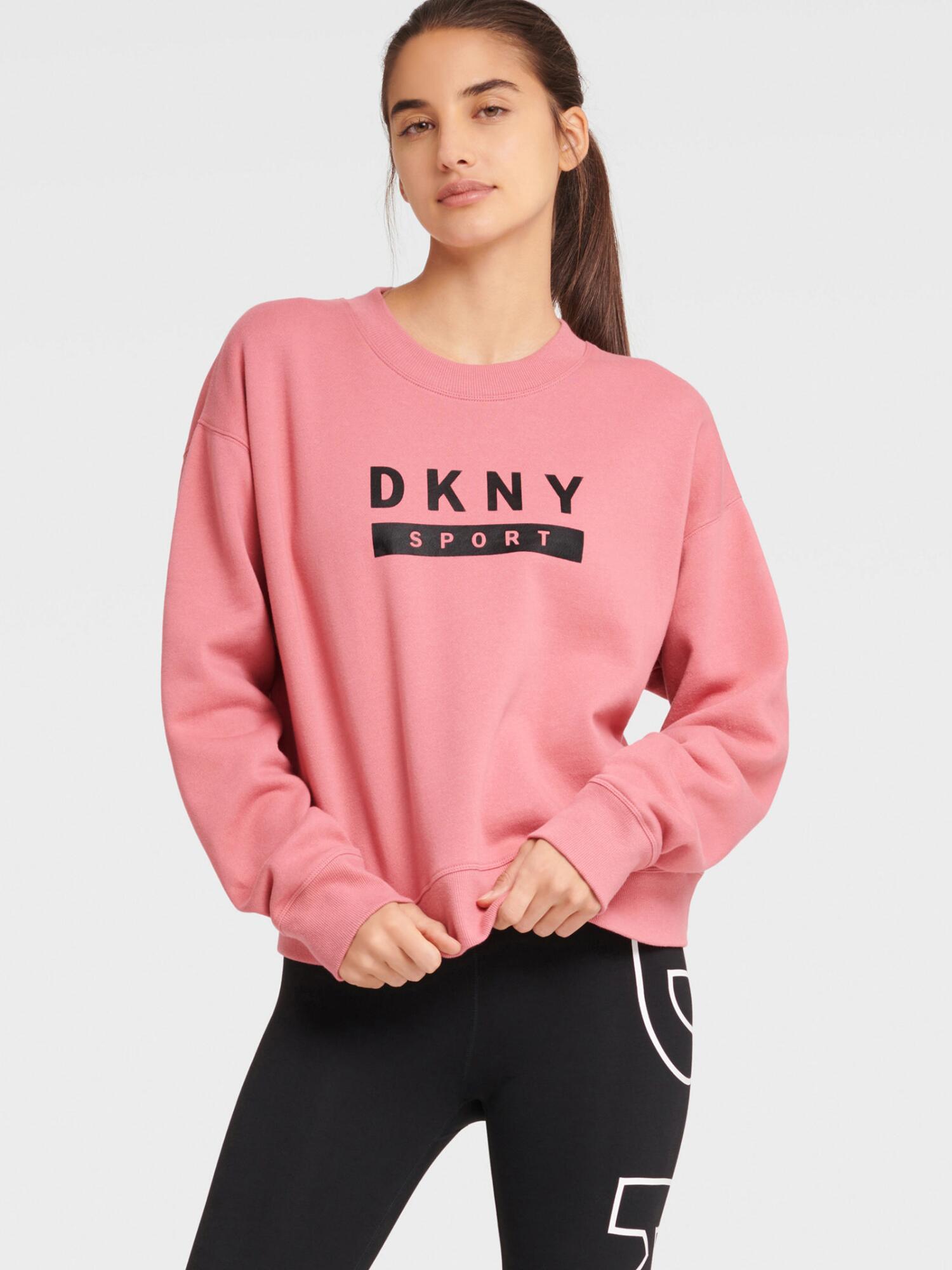 dkny pink sweatshirt