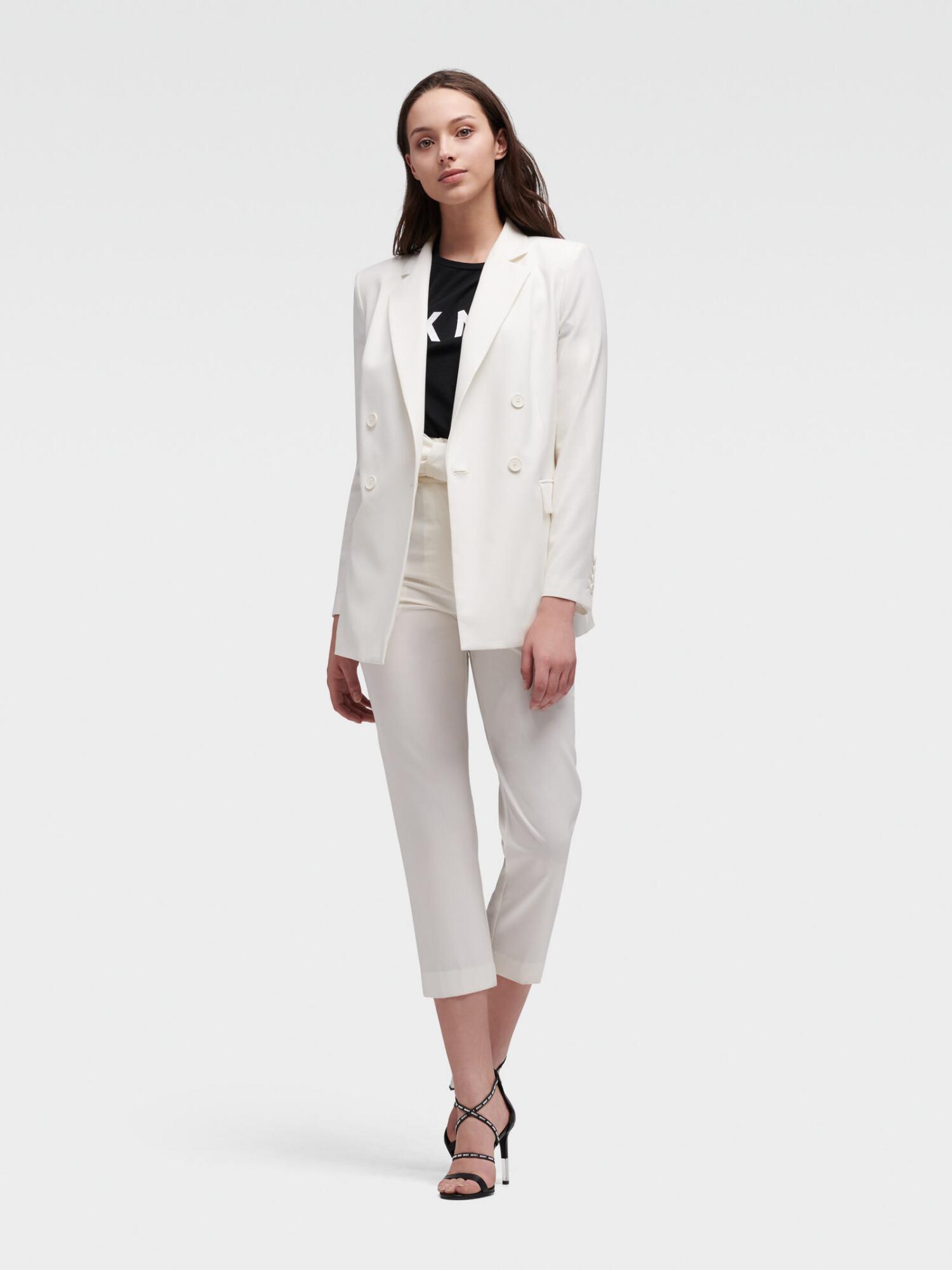 DKNY Oversized Doublebreasted Blazer Lyst