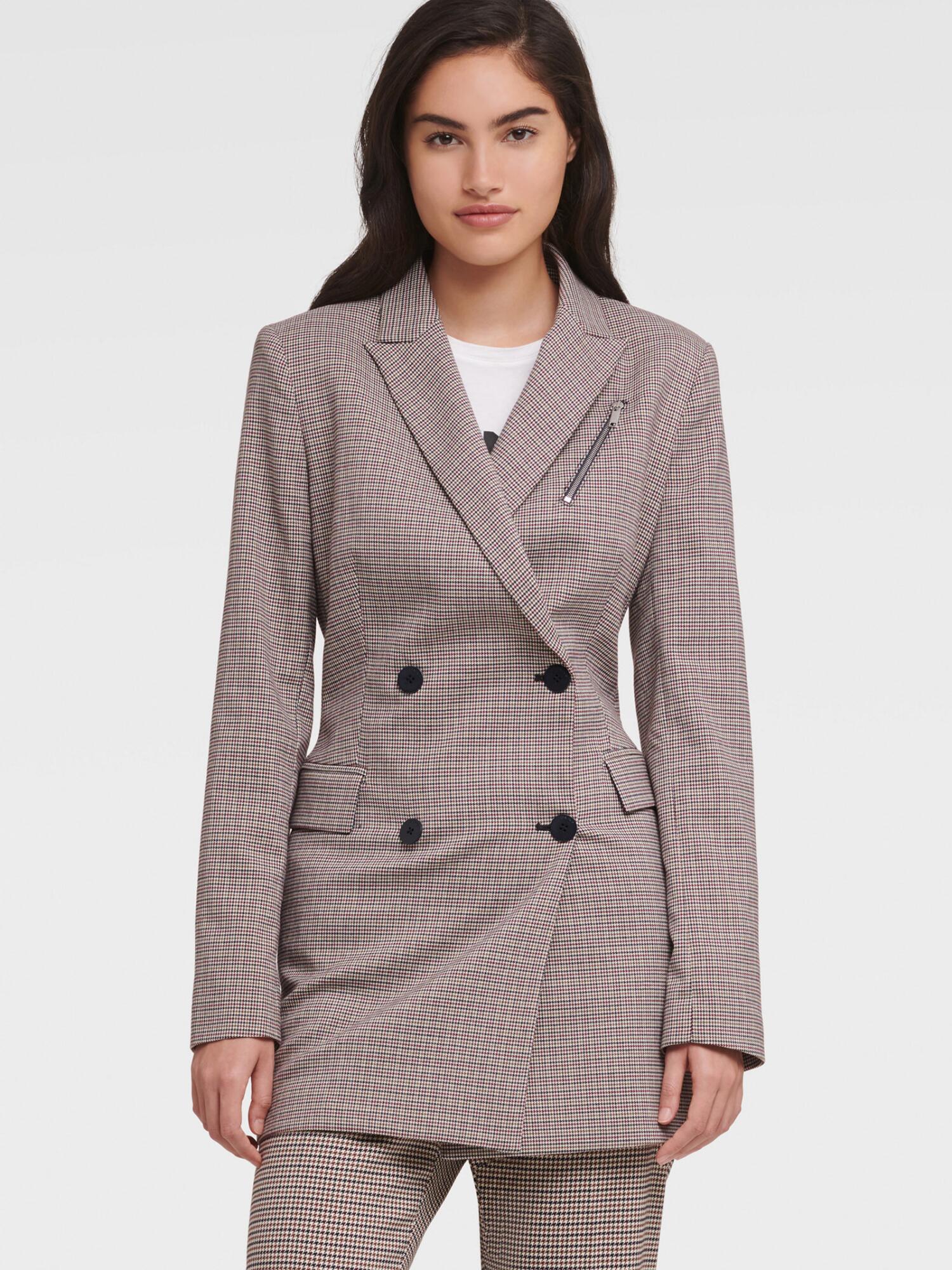 dkny long blazer