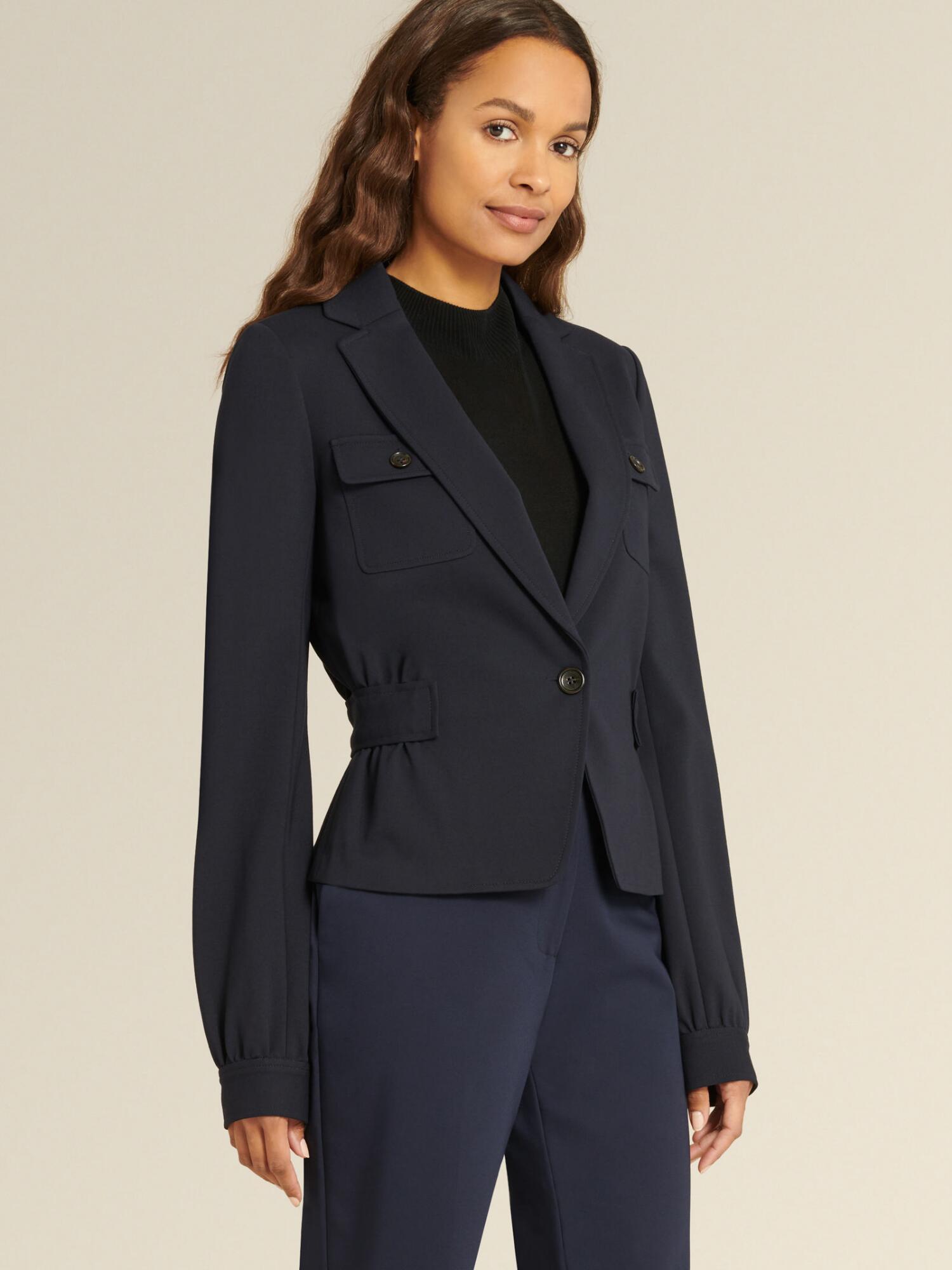 dkny double breasted blazer