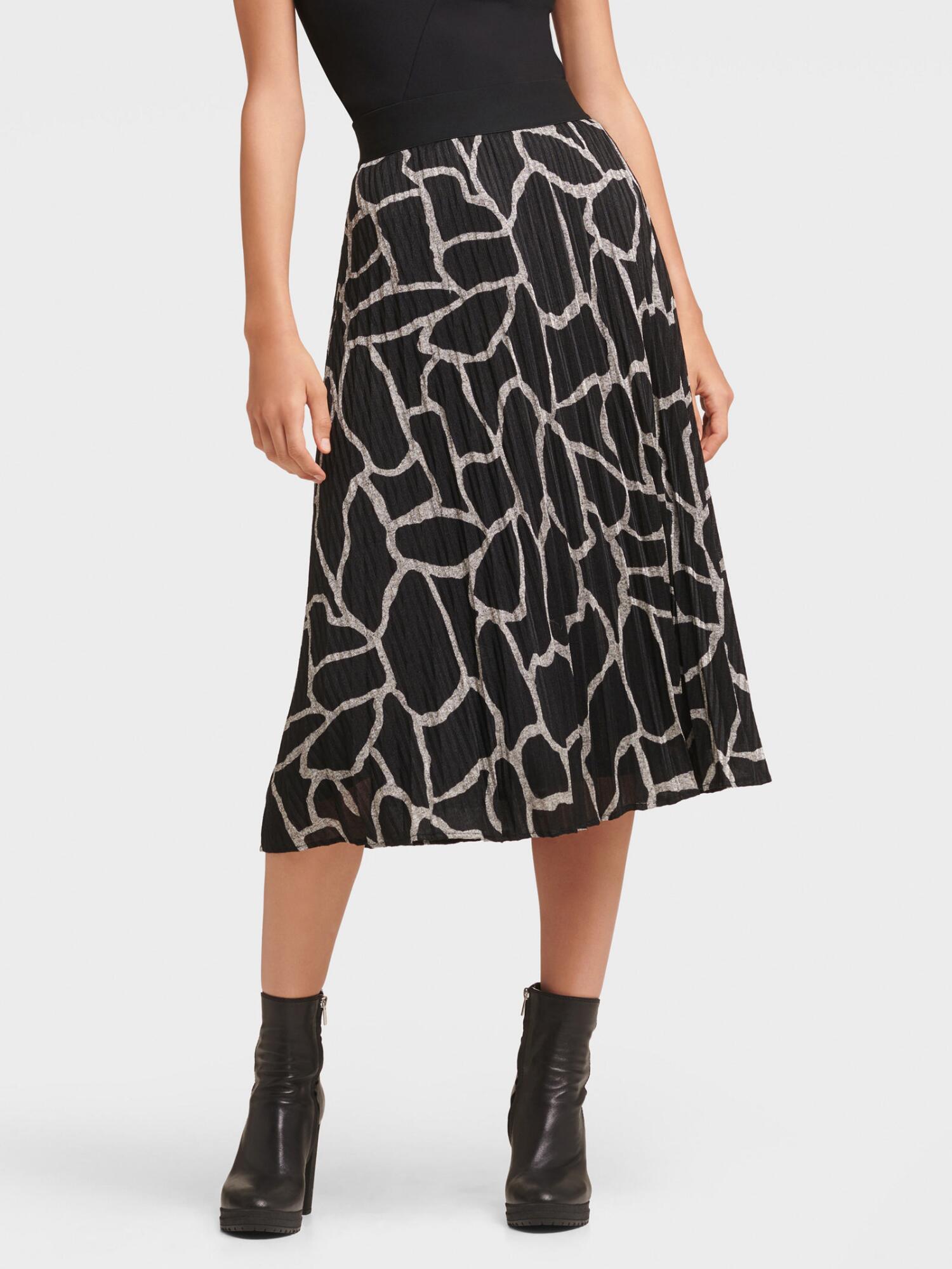 Dkny printed pleated skirt Clearance