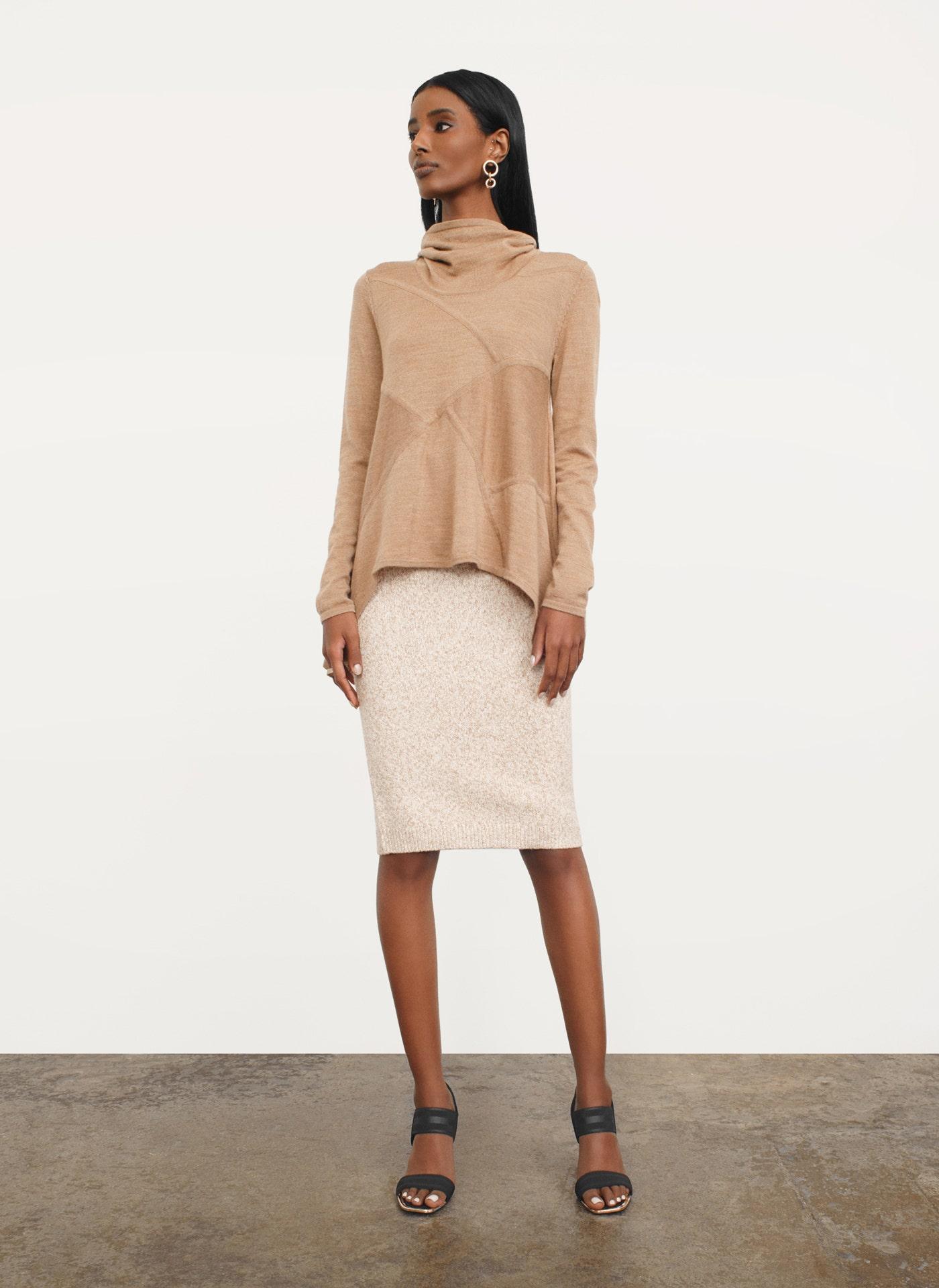 dkny cowl neck sweater