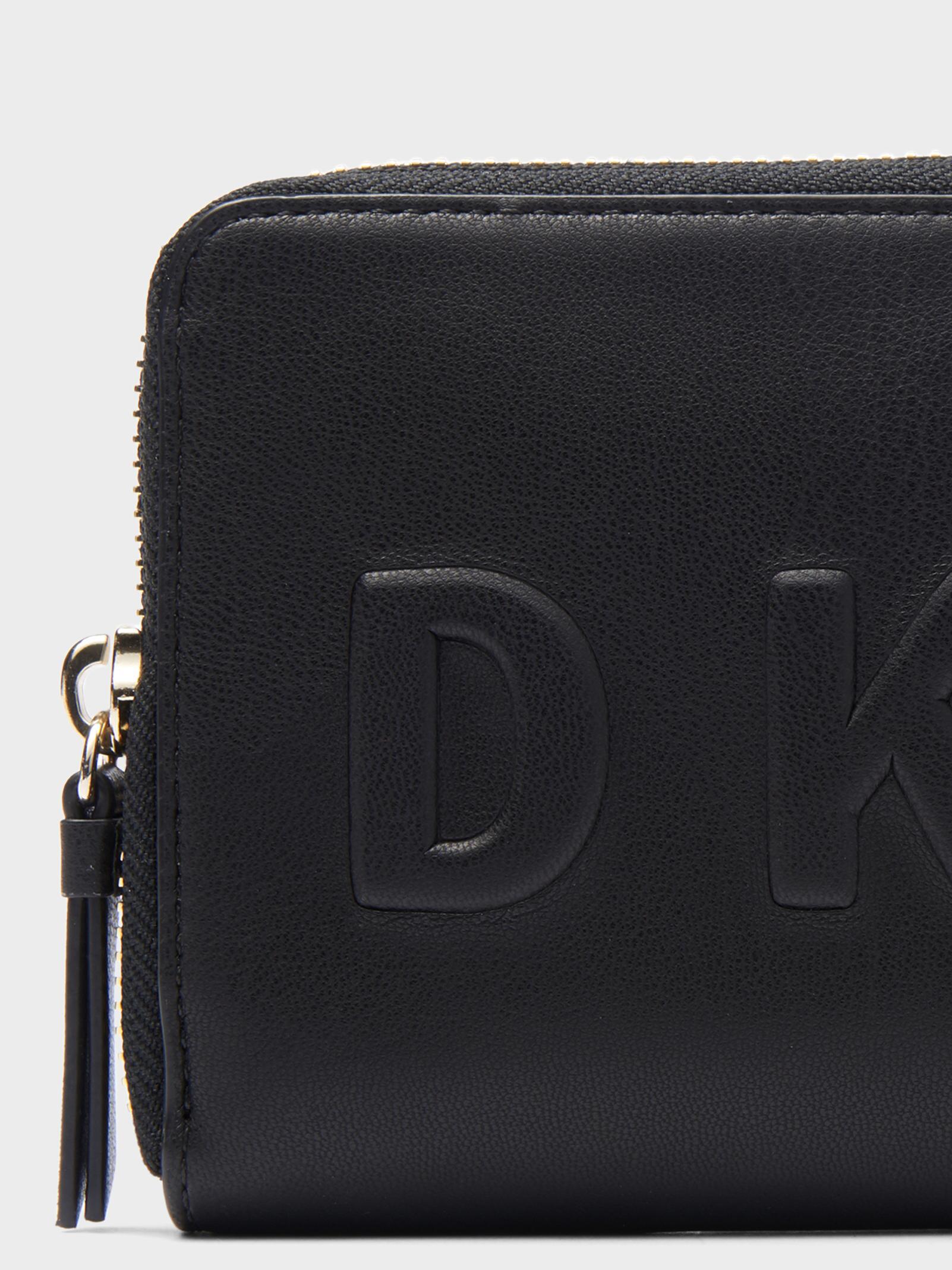 dkny wallet black