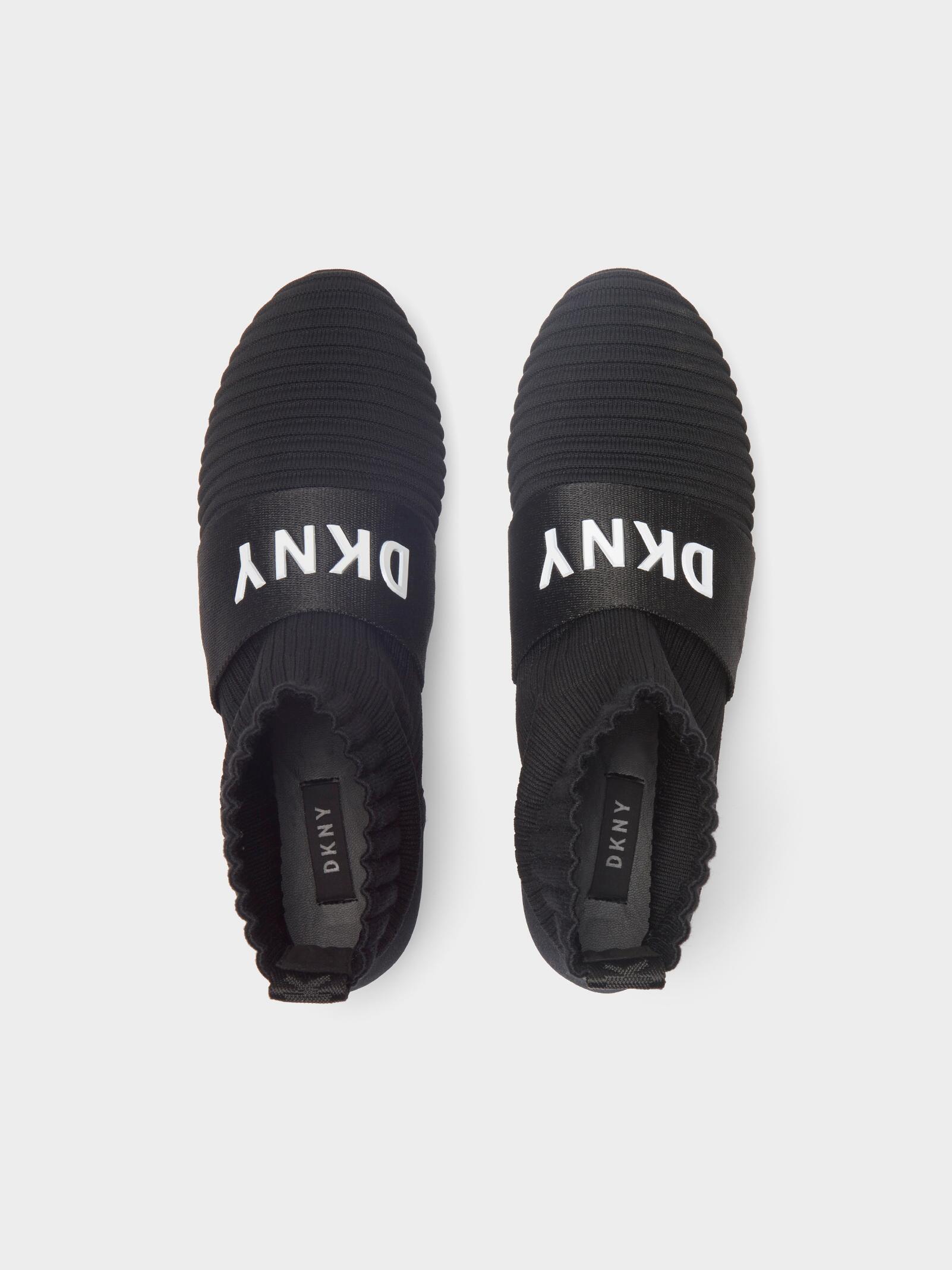 dkny anna slip on wedge sneaker