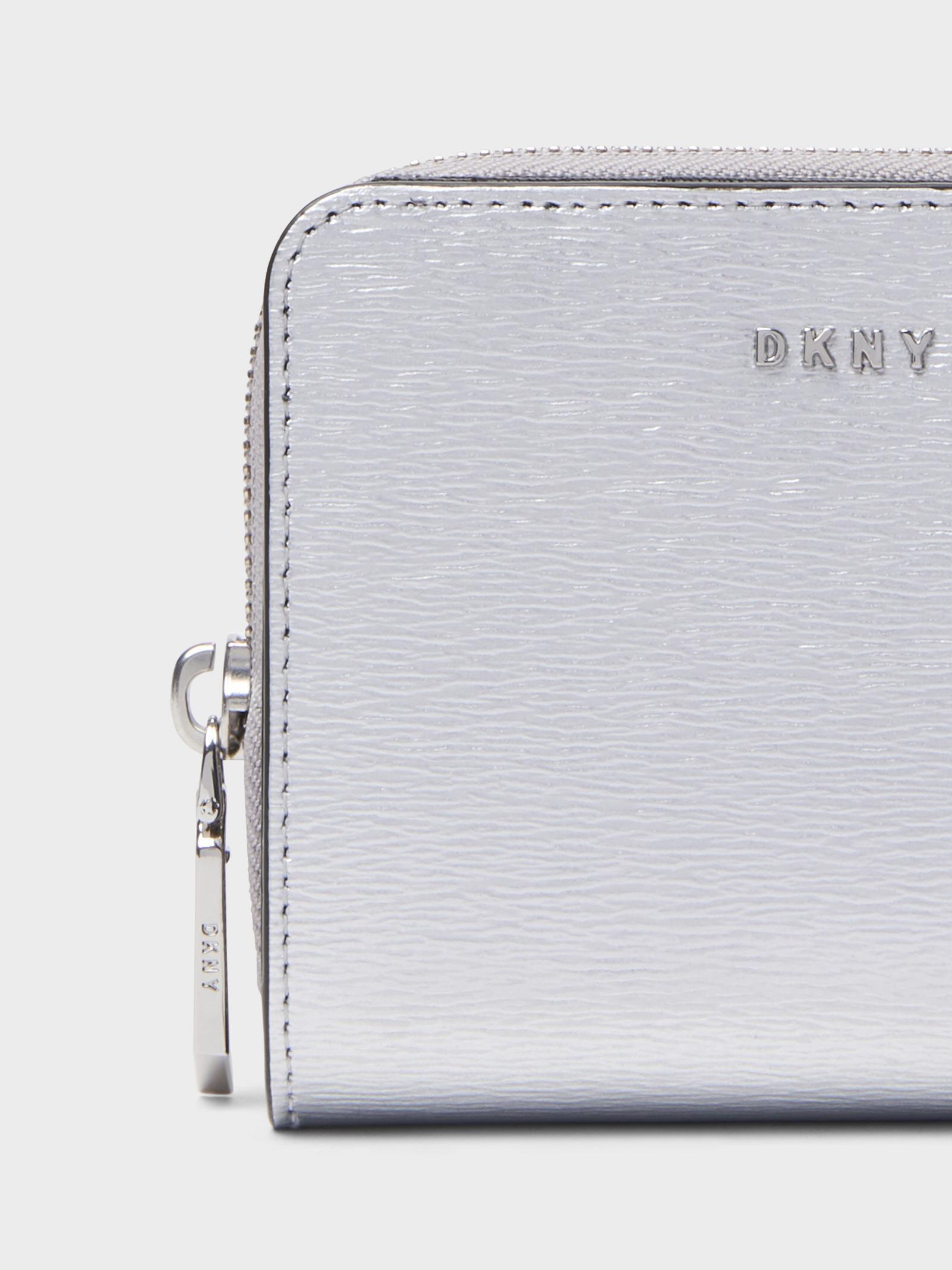 dkny silver purse