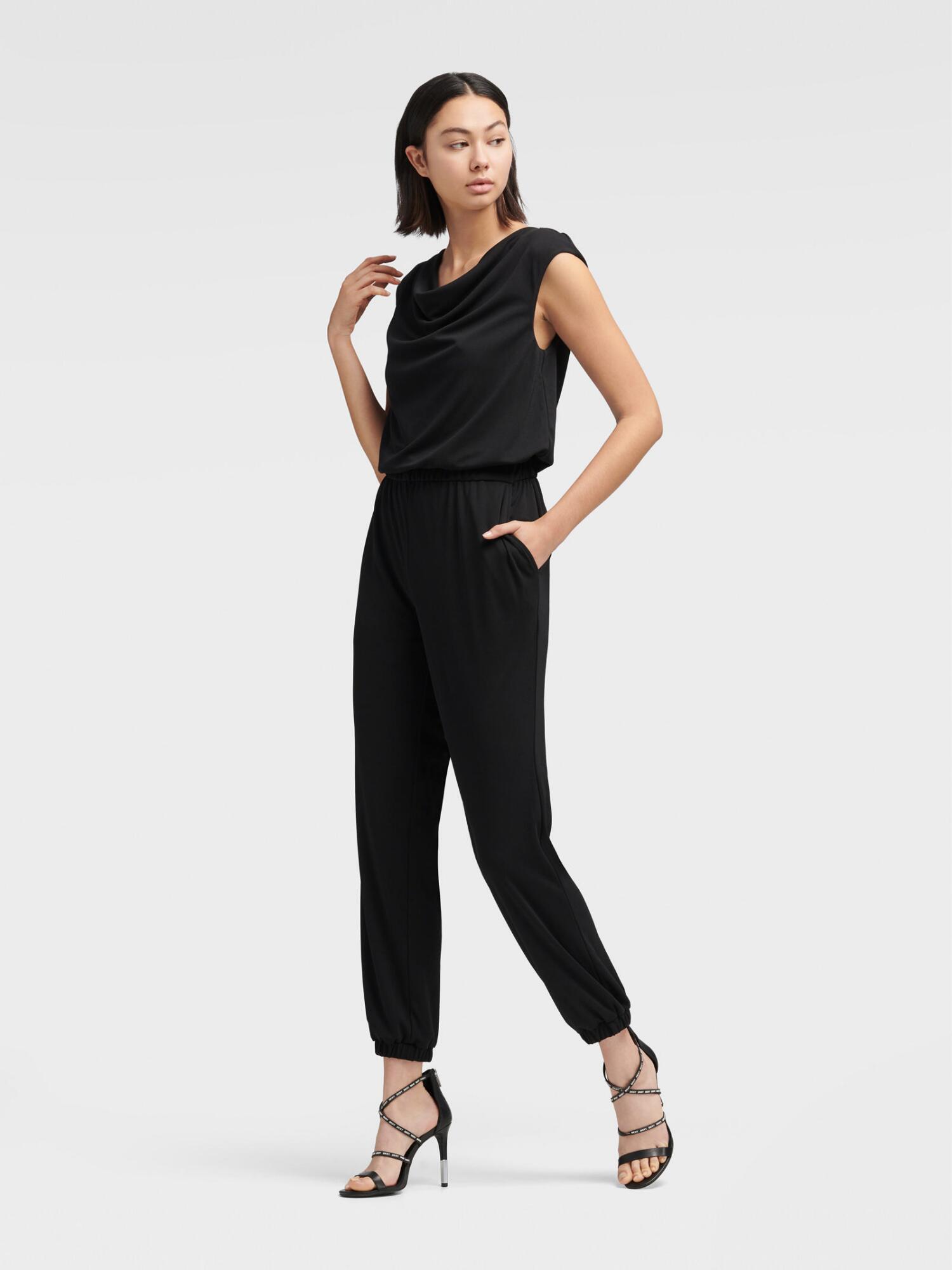 womens ascot hart cap sleeve graphic jumpsuit