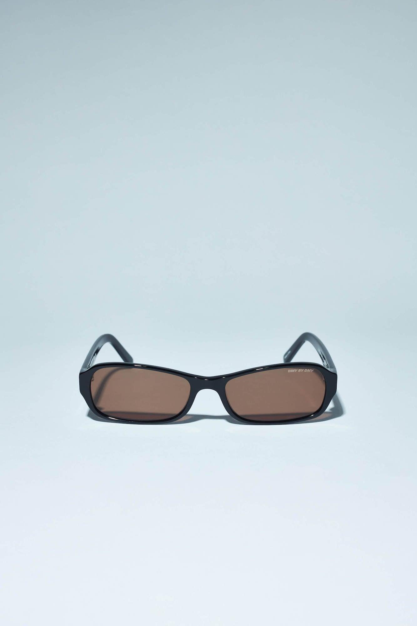 DMY BY DMY Juno Black Rectangular Sunglasses in Blue | Lyst UK