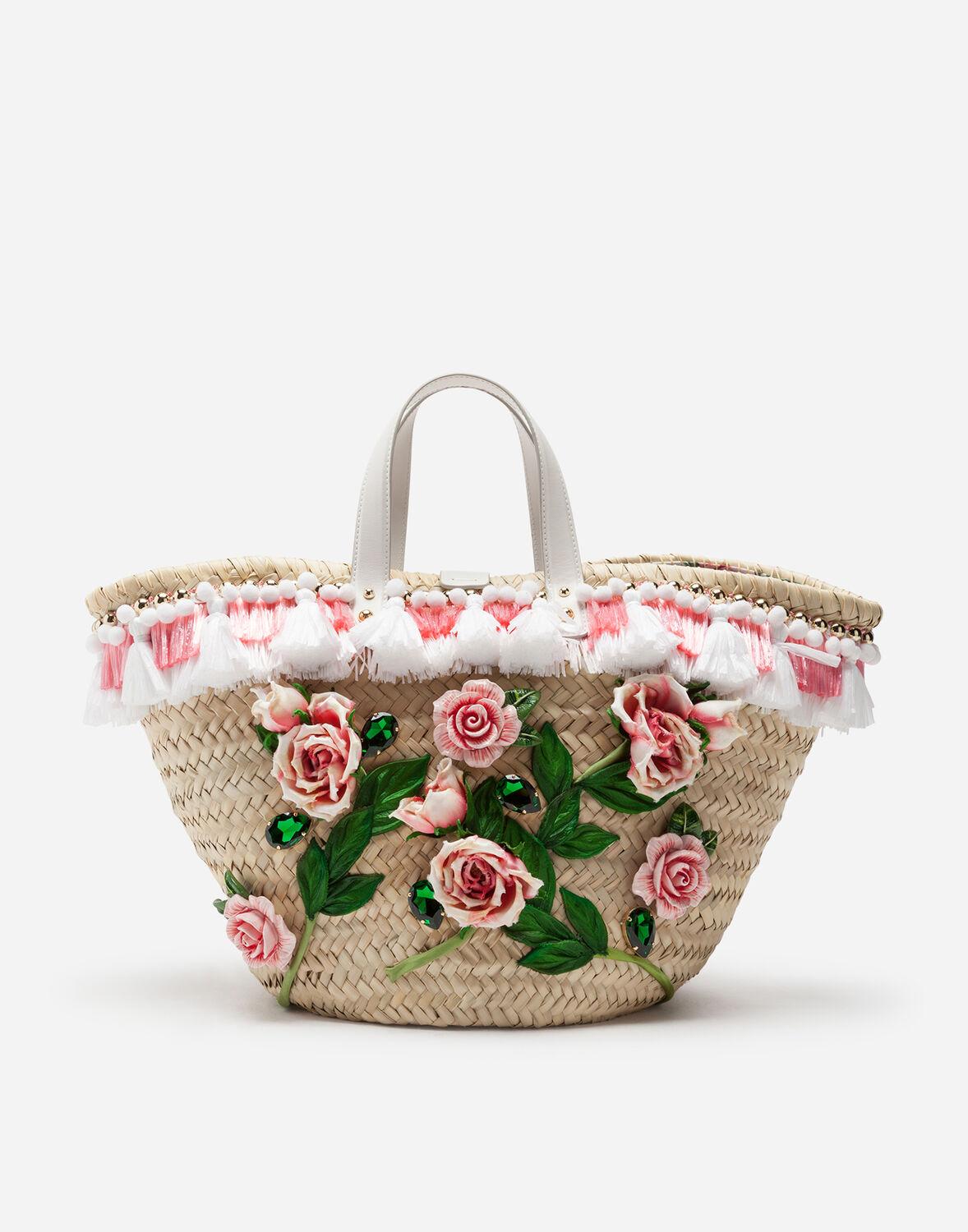 Straw Kendra Coffa Bag With EmbroideryDolce & Gabbana in Materiale  sintetico | Lyst