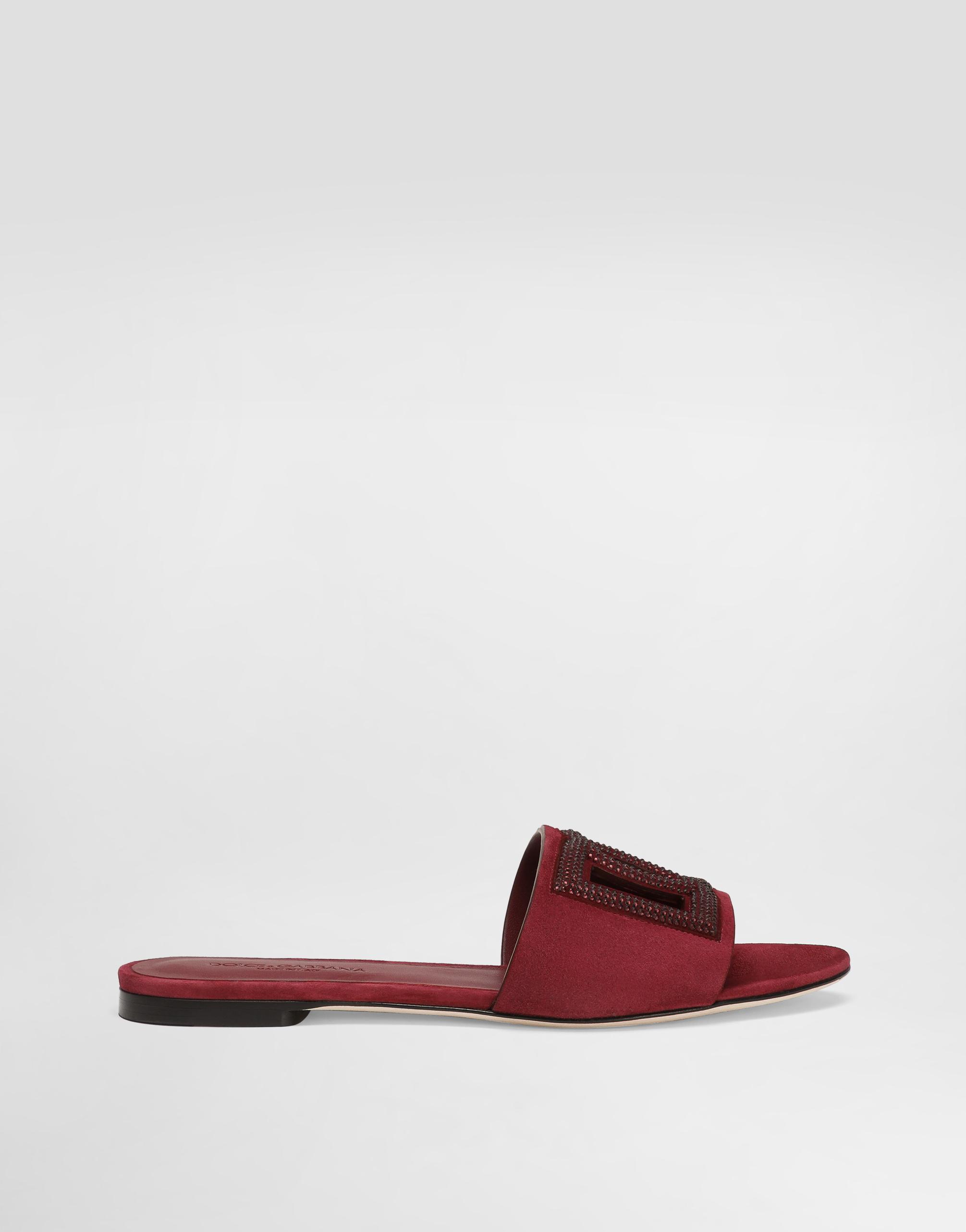 VIP【送料関税込】DOLCE&GABBANA ROSE EMBELLISHED FLAT SANDALS DOLCE&GABBANA Keira Rose appliquéd satin sandals | NET-A-PORTER