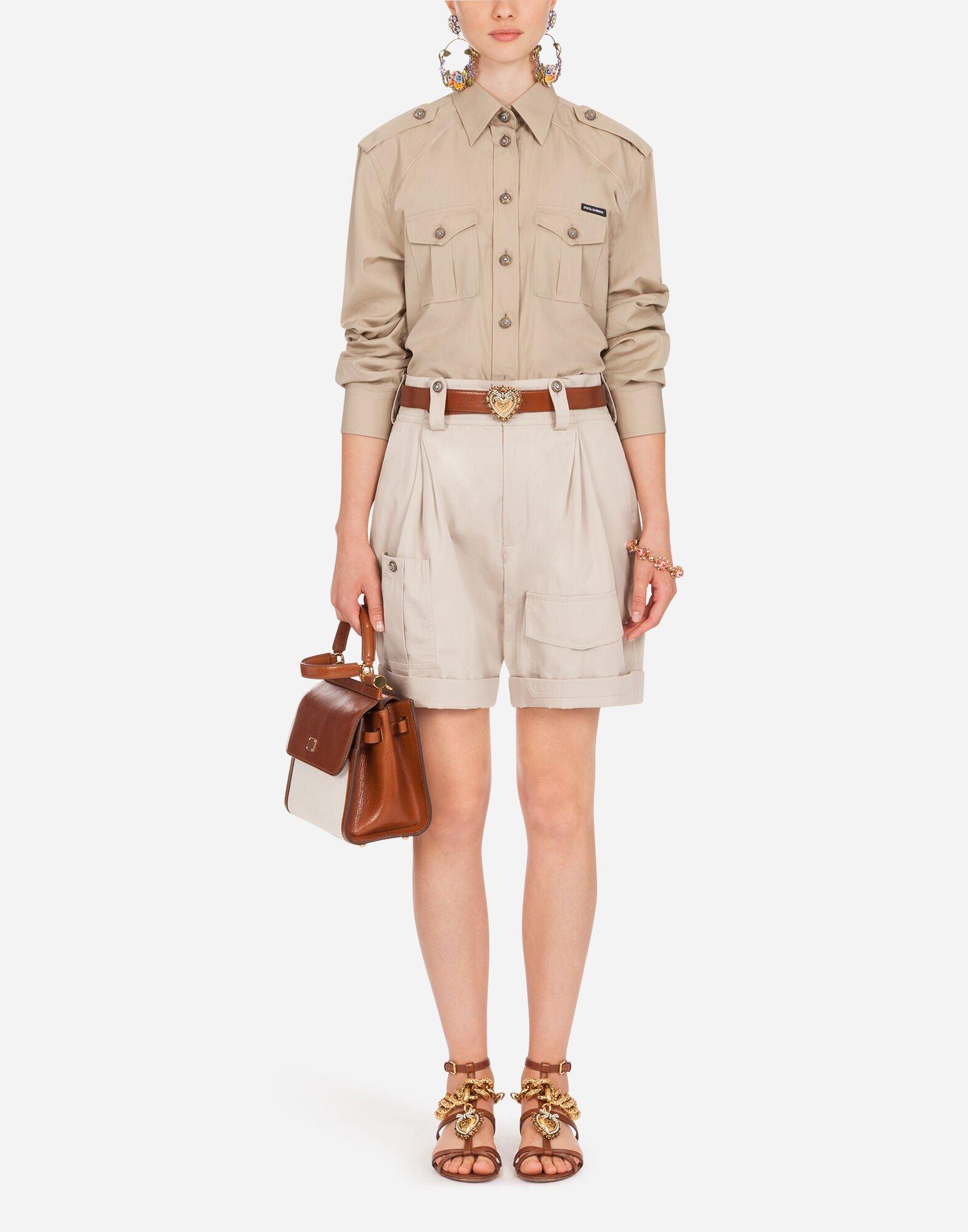 poplin safari shirt