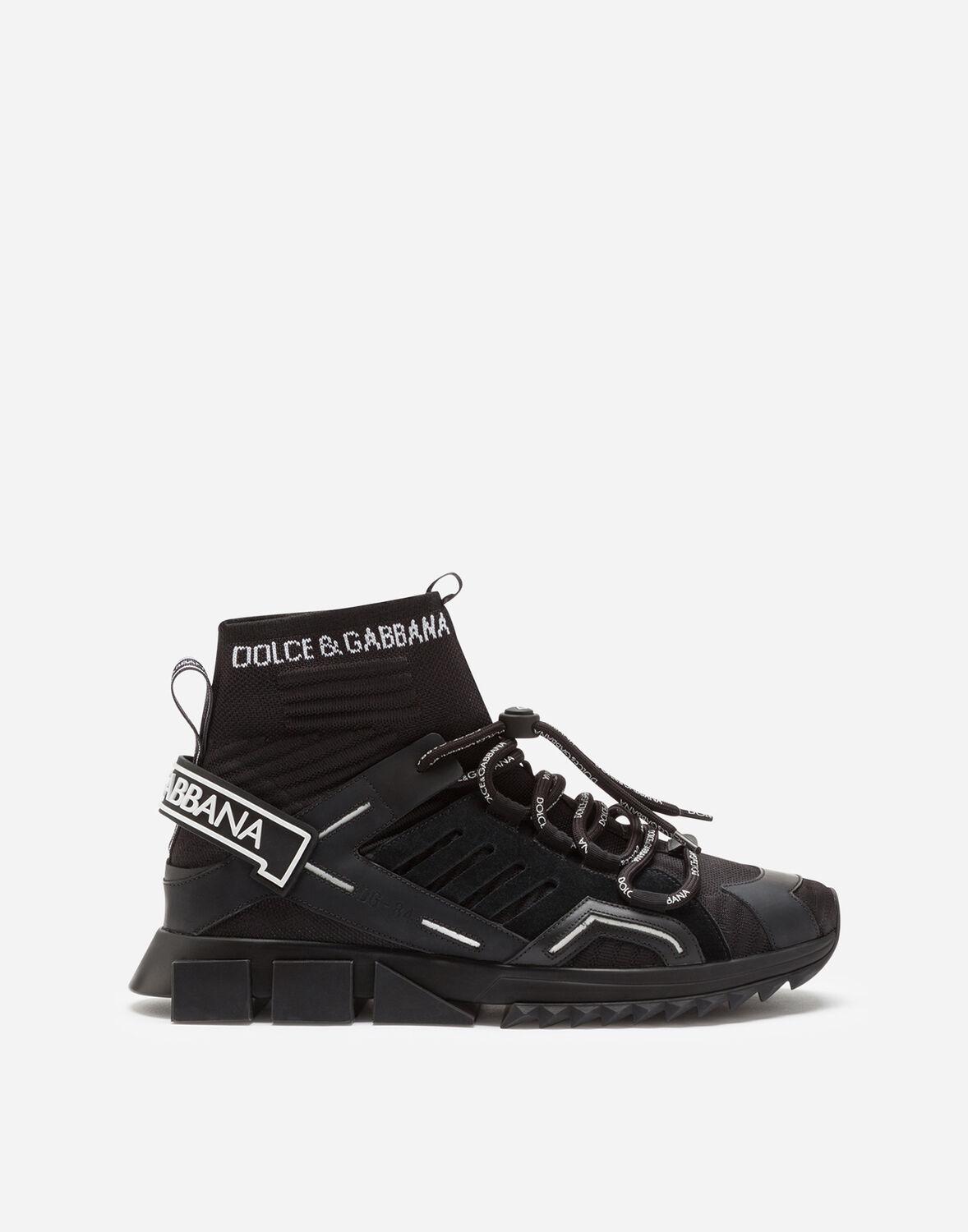 Dolce & Gabbana Sorrento High-top Trekking Sneakers in Black for Men | Lyst