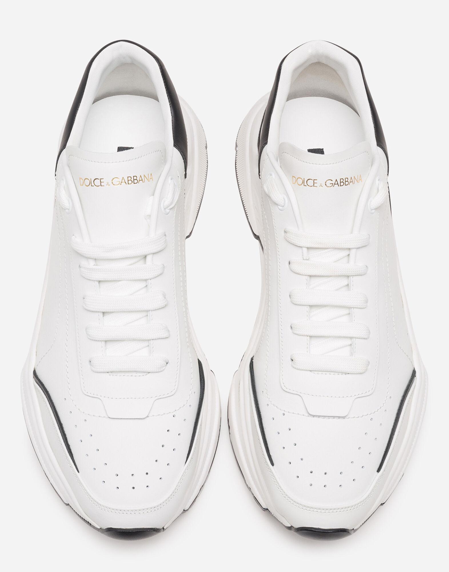 Dolce & Gabbana Daymaster Sneakers In Nappa Calfskin in White/Black ...