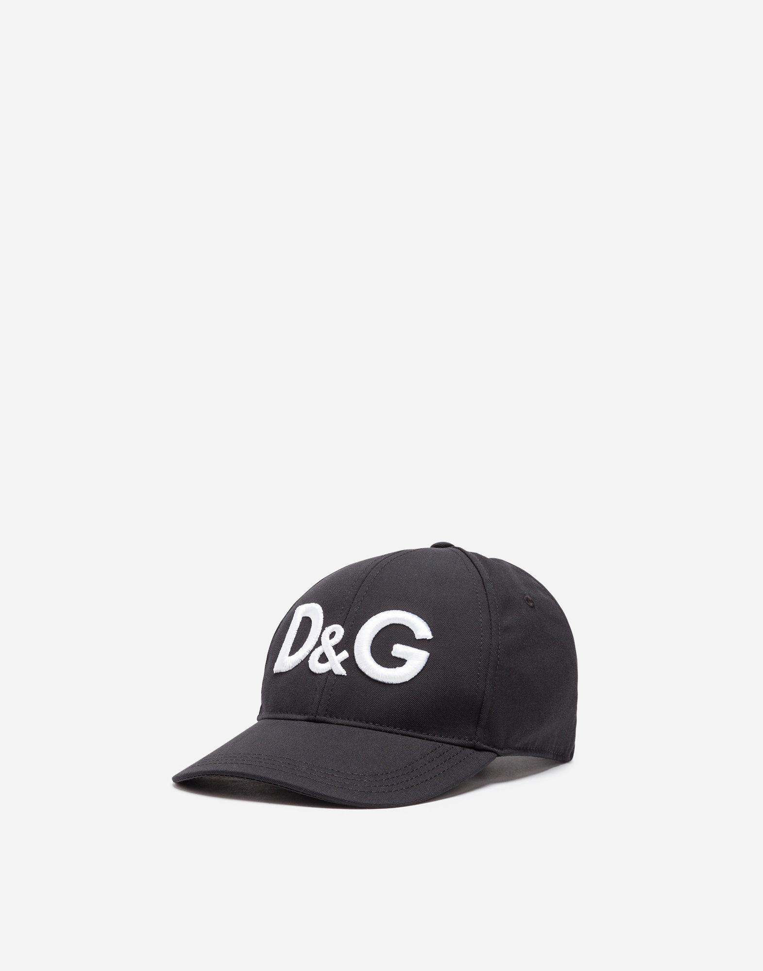 Dolce & Gabbana Baseball Cap In Canvas With Logo in Black for Men - Lyst