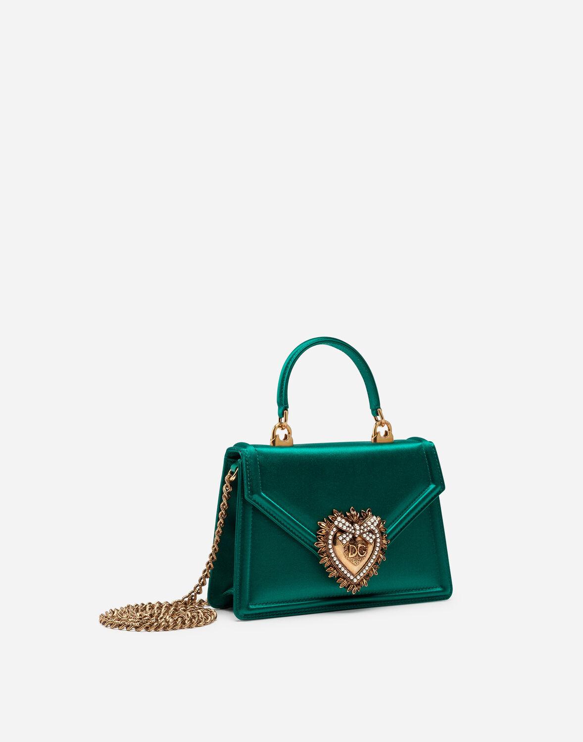 Dolce & Gabbana Devotion Heart Embellished Crossbody Bag – Cettire