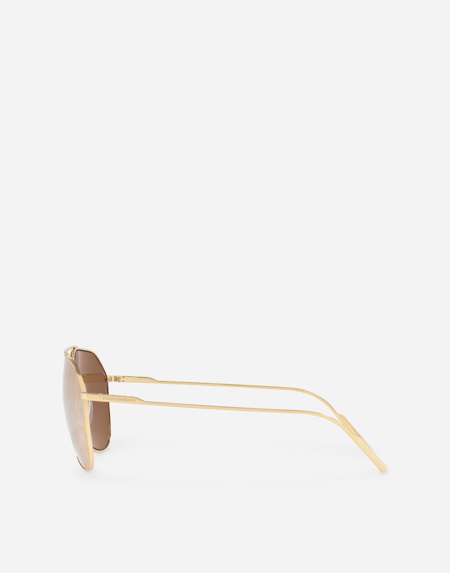 Dolce & Gabbana Gold Edition Sunglasses in Metallic for Men - Lyst