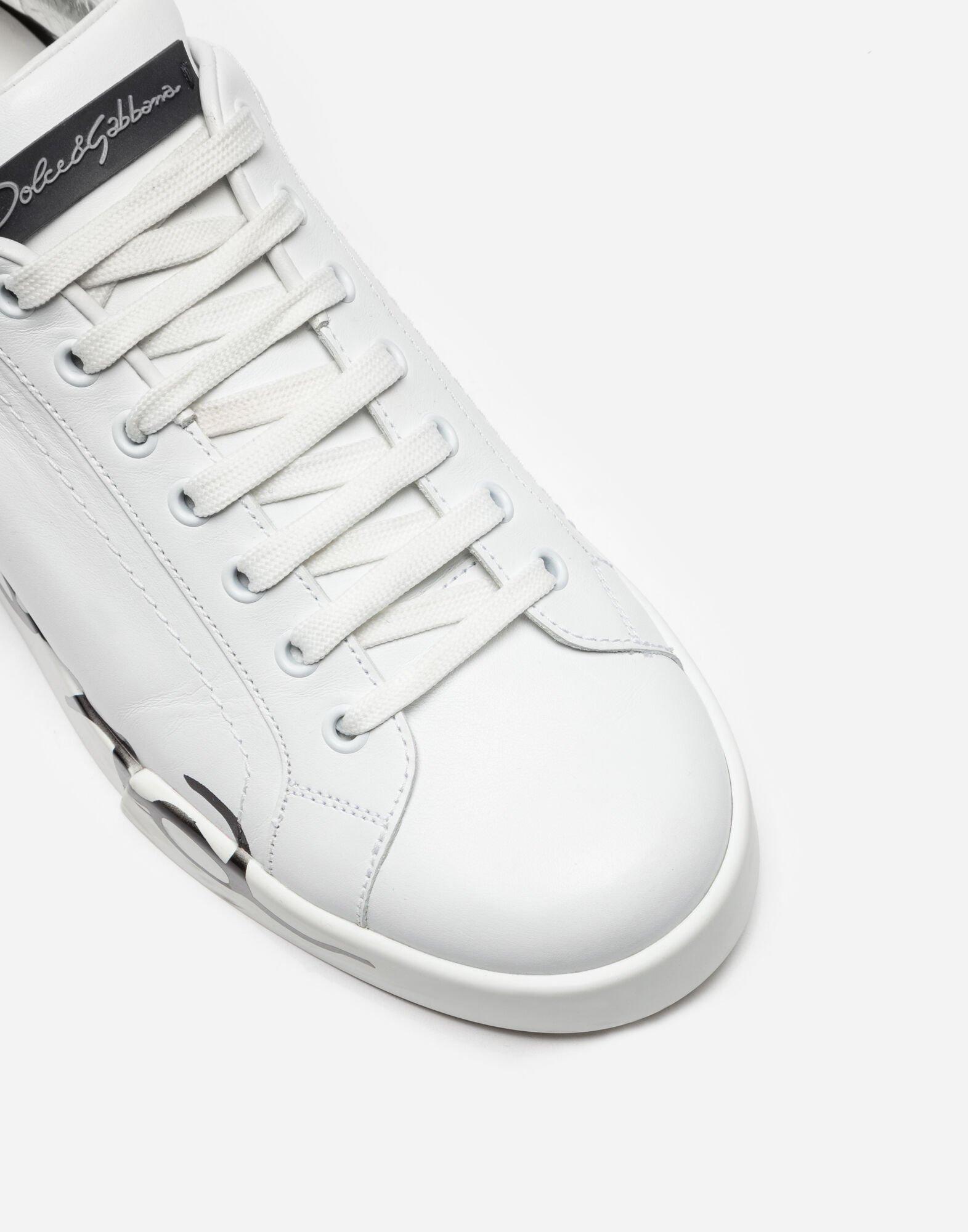 Sneakers Portofino in pelle e vernice