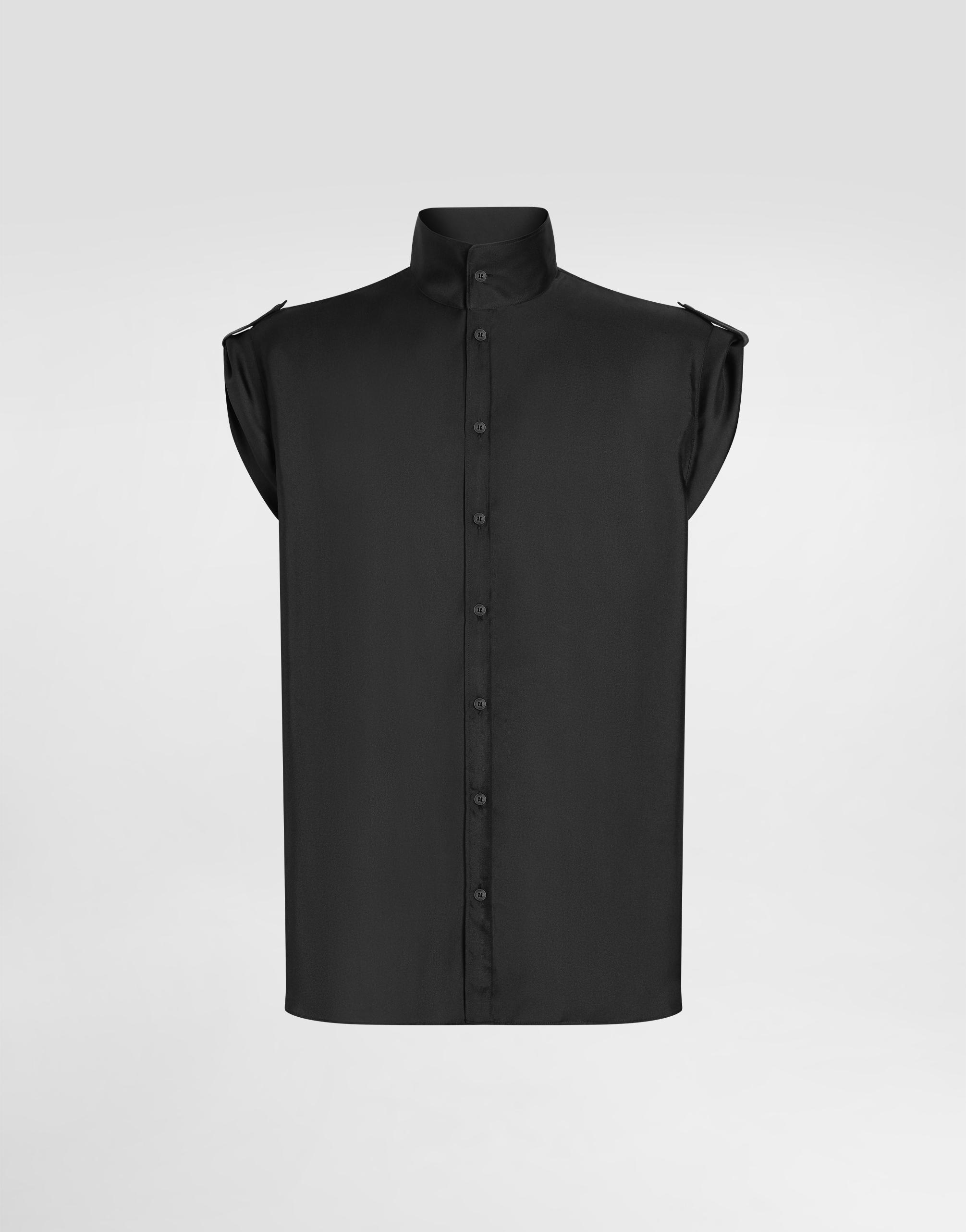Dolce Gabbana Hawaii Silk Twill Shirt in Black for Men Lyst UK