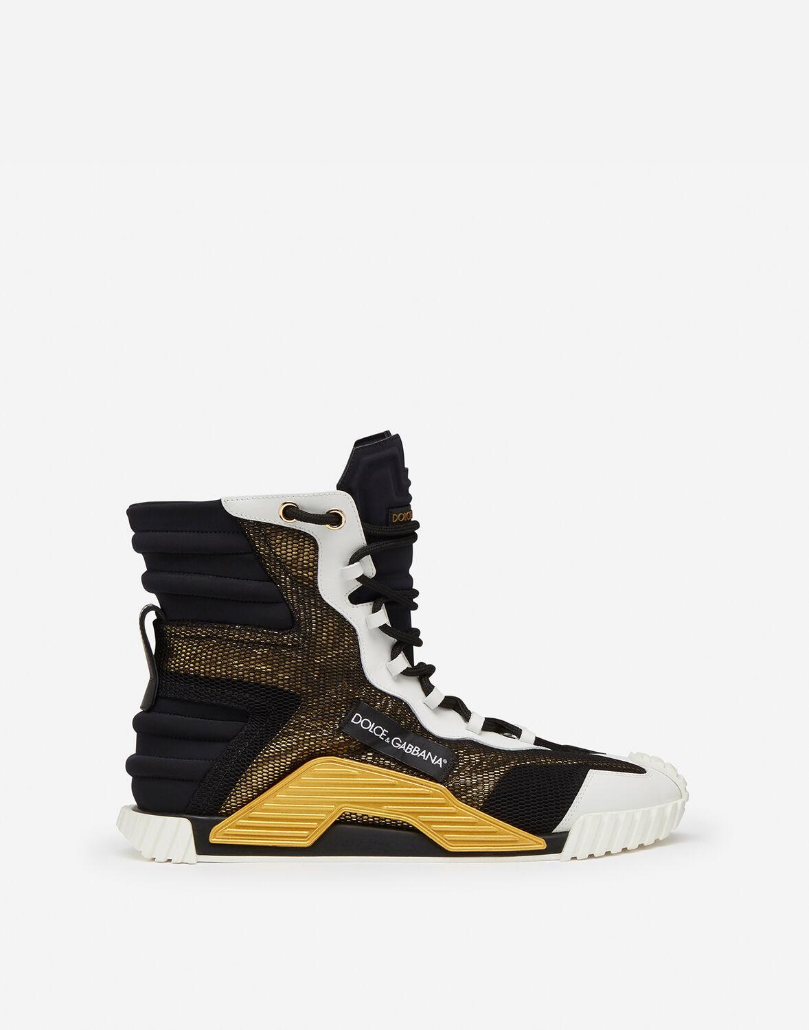 Dolce & Gabbana High Top Ns1 Sneakers In Mixed Materials in Black for Men |  Lyst