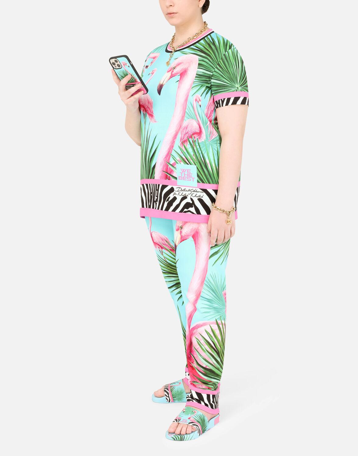 dolce and gabbana flamingo shirt