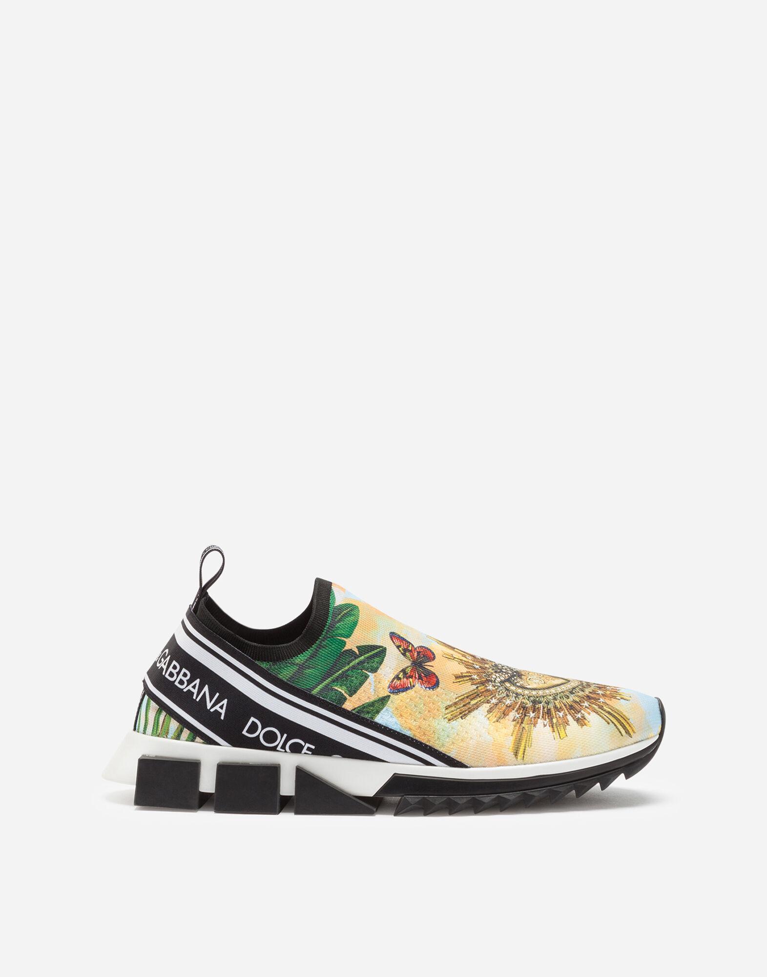 dolce & gabbana stretch mesh sorrento sneakers