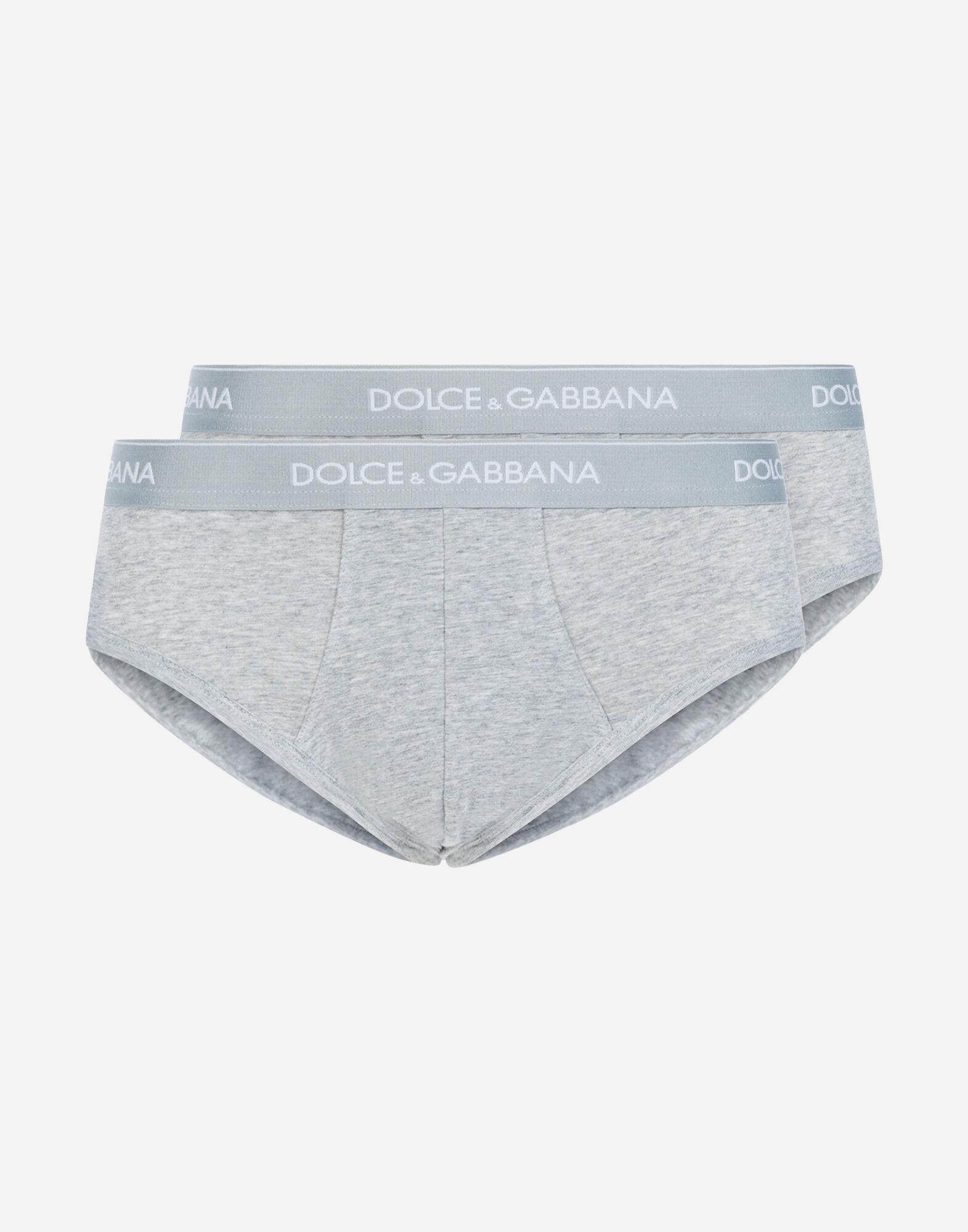 Dolce & Gabbana Synthetic Bi-pack Underwear Briefs In Stretch Cotton in