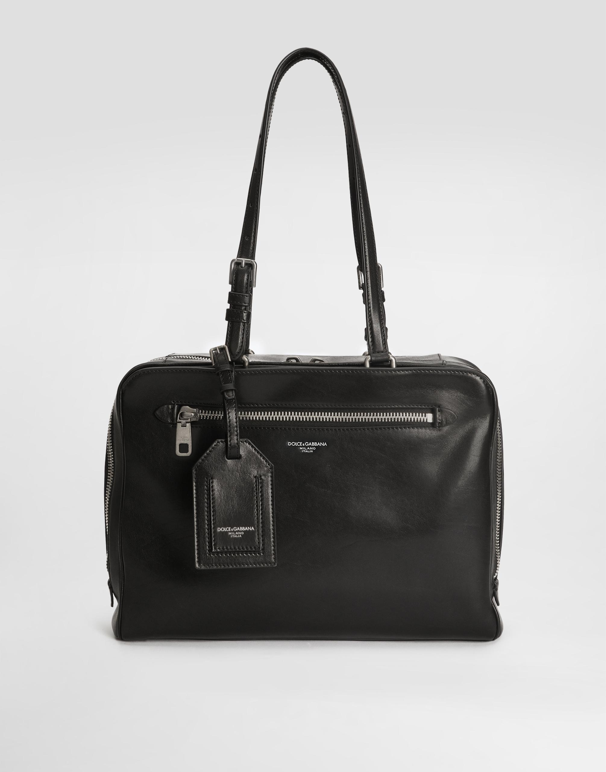 Porte-documents En Cuir Dolce&Gabbana - Bleu - Pour Ordinateur Portable - Neuf (exposition)