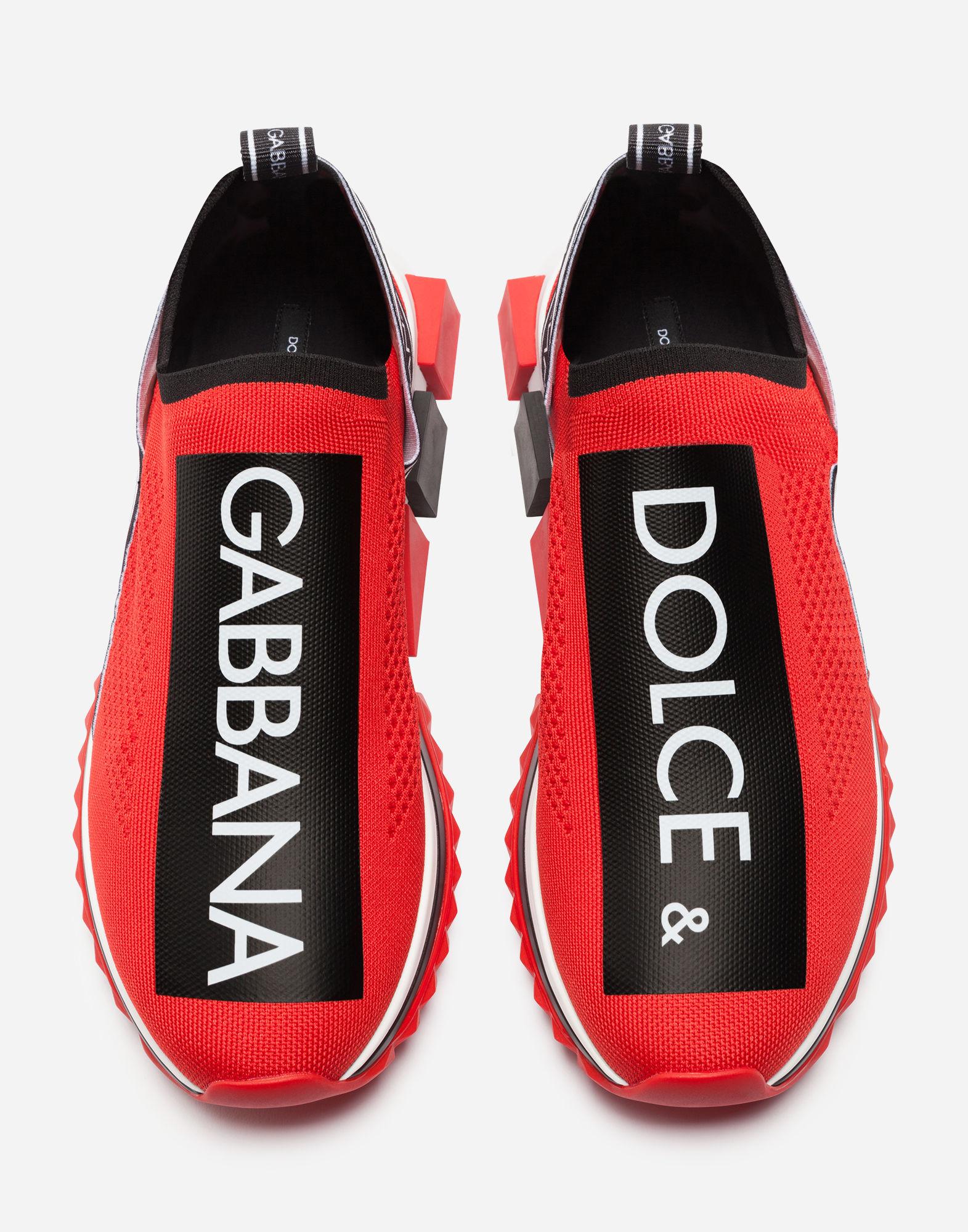 Dolce & Gabbana Synthetic Sorrento Bassa Maglina Tech Knit Sneakers in