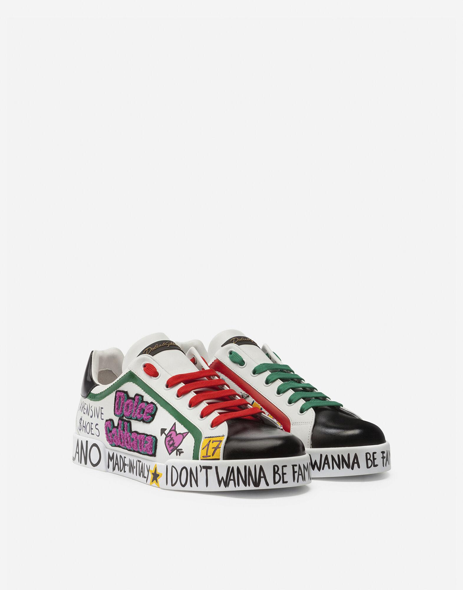 neon dolce and gabbana sneakers