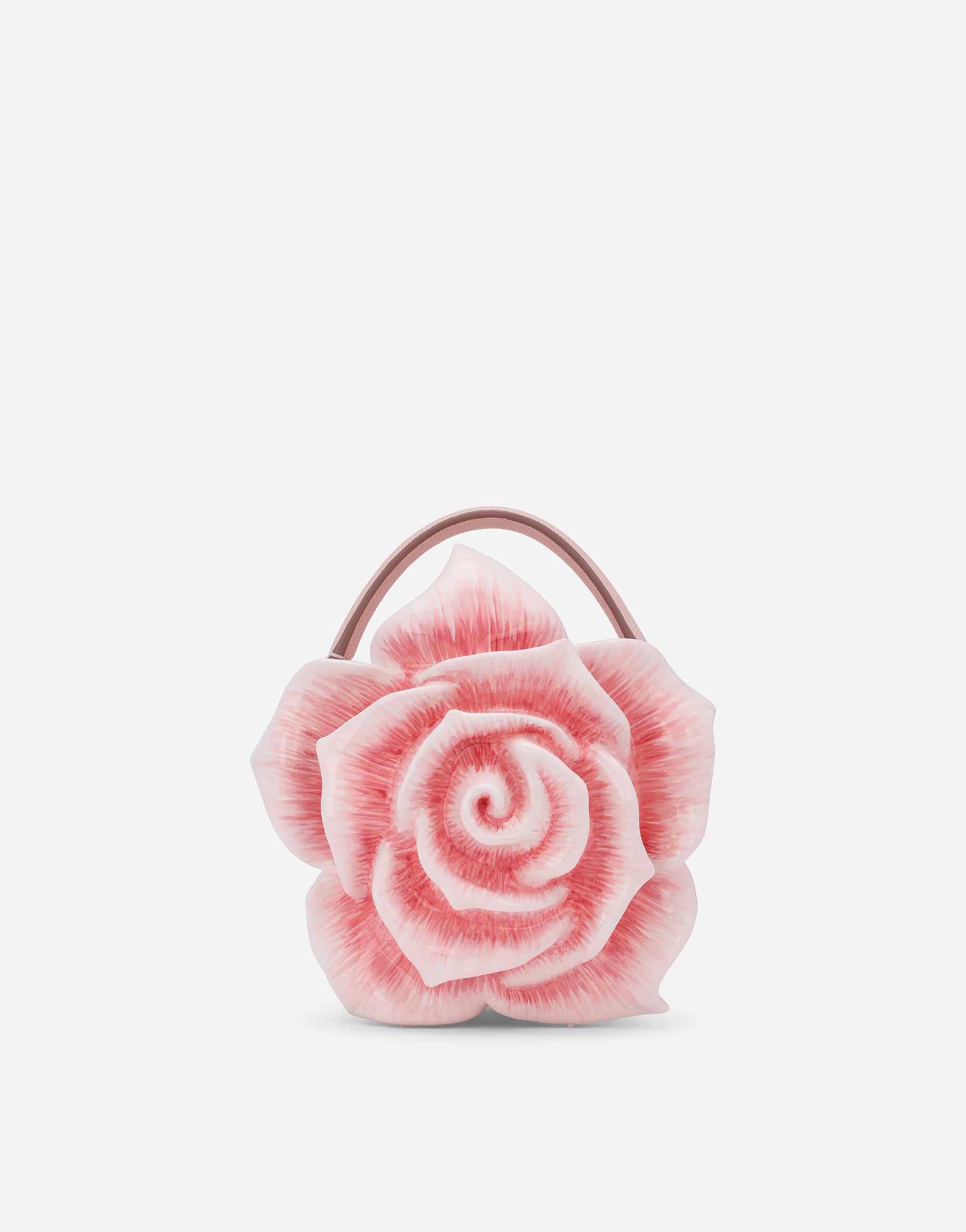 Dolce & Gabbana Resin Rose-design Dolce Box Bag in Pink | Lyst UK