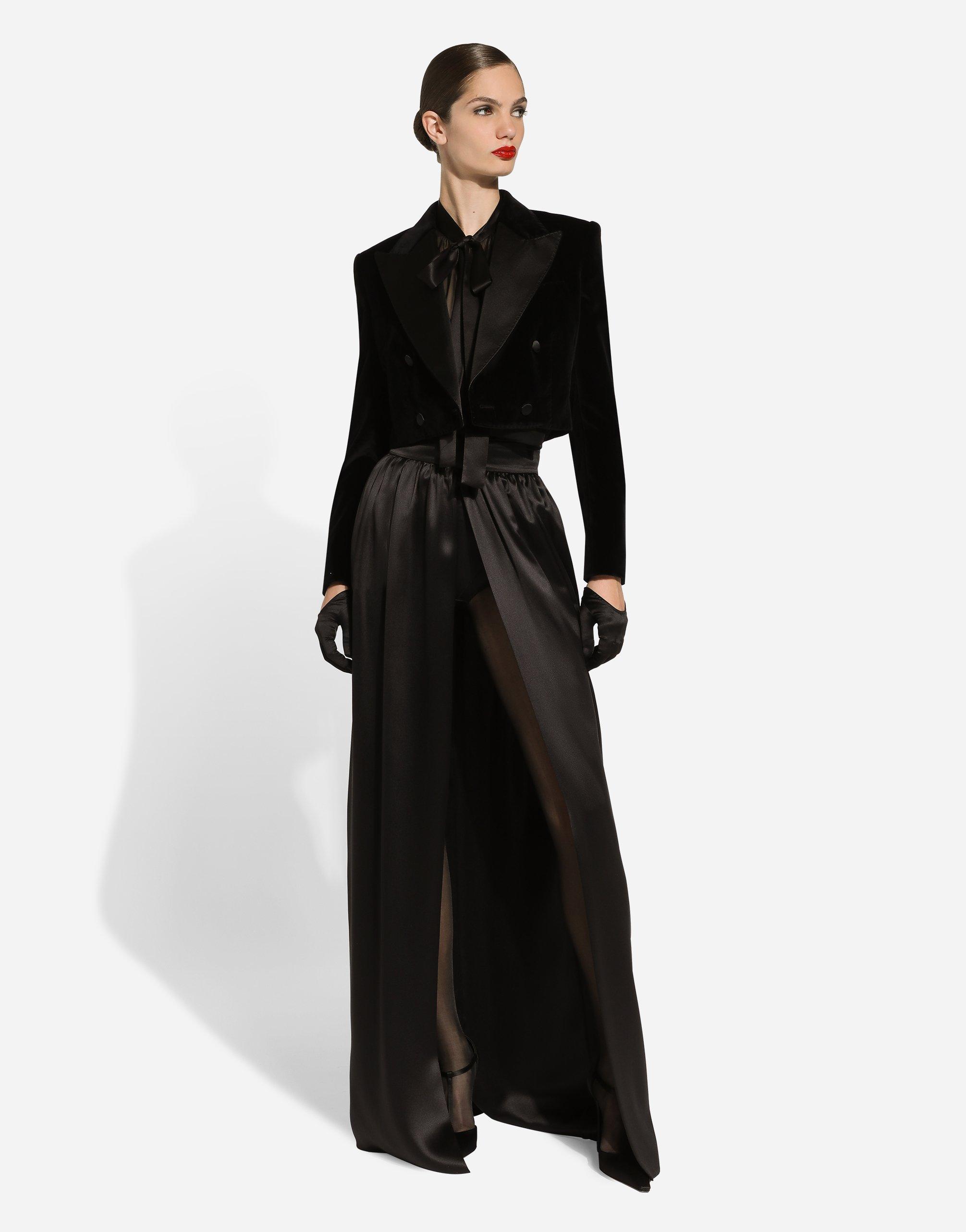 【DOLCE&GABBANA】DGロゴ シルクサテン ジャカード シャツドレス DGロゴ シルクサテン ジャカード シャツドレスs (サテン