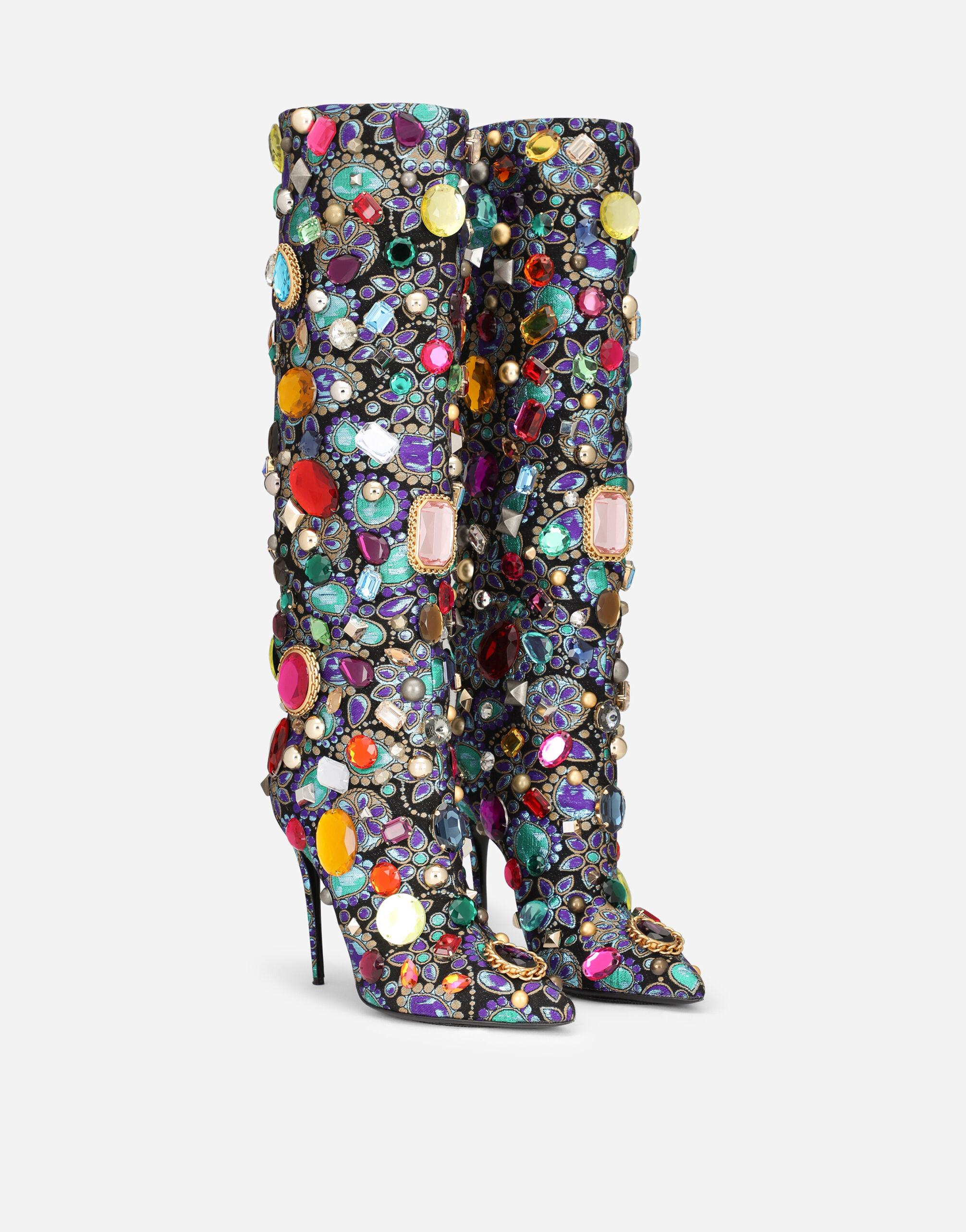 botas dolce gabbana pompones