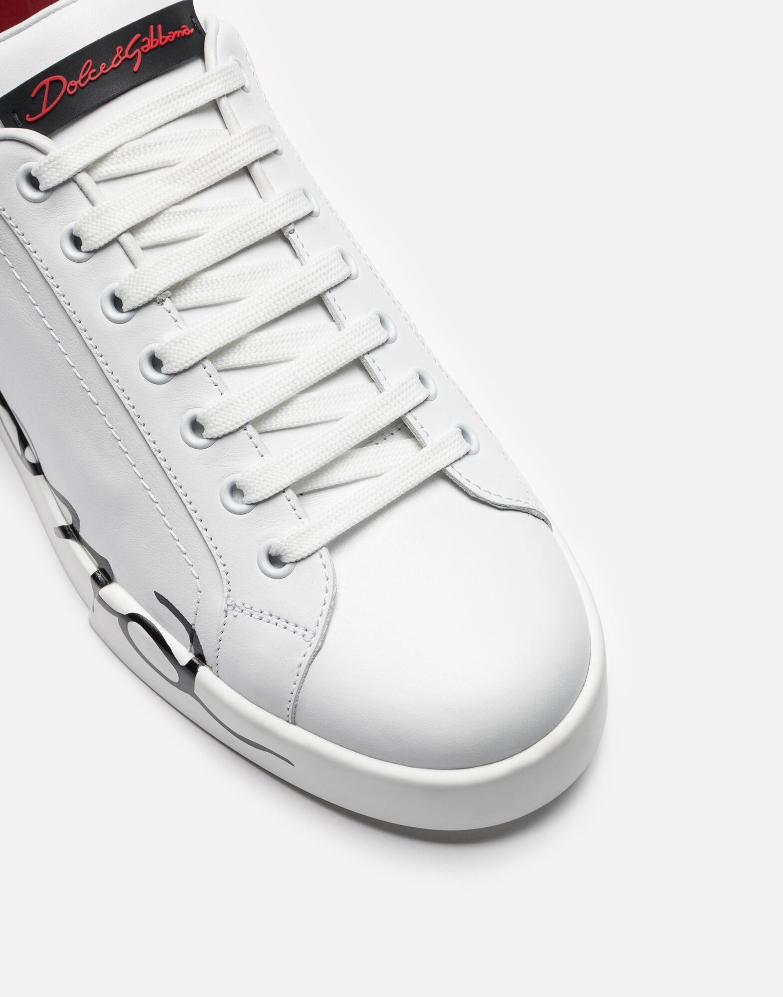 patent calfskin portofino sneakers