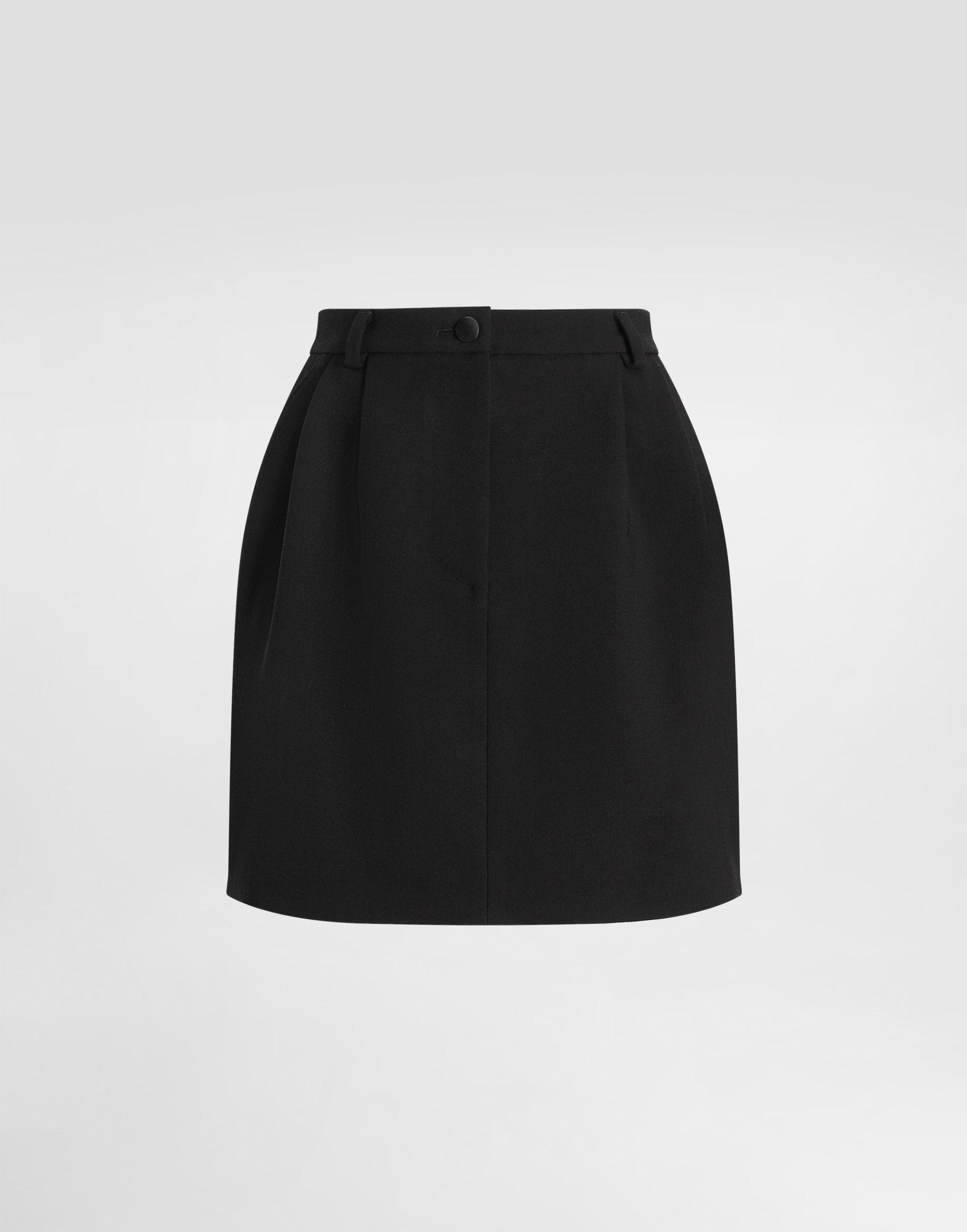 ミニスカート DOLCE  GABBANA Women Mini Skirts F4BBPTFUBD2N0000 Black Dolce & Gabbana Leather High-Waist Miniskirt | Sendegaro US